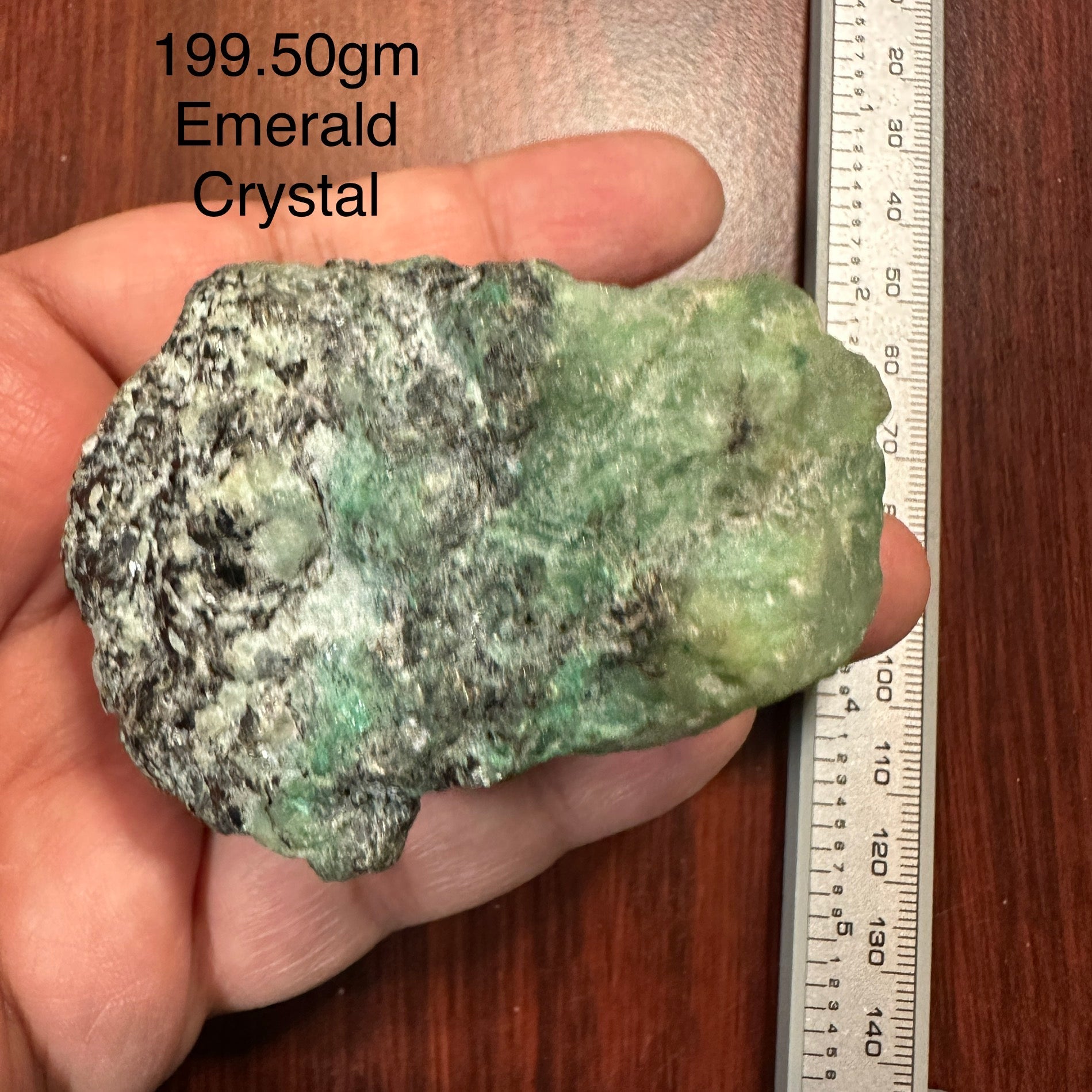 199.50Gm Emerald Crystal Tanzania Untreated Unheated