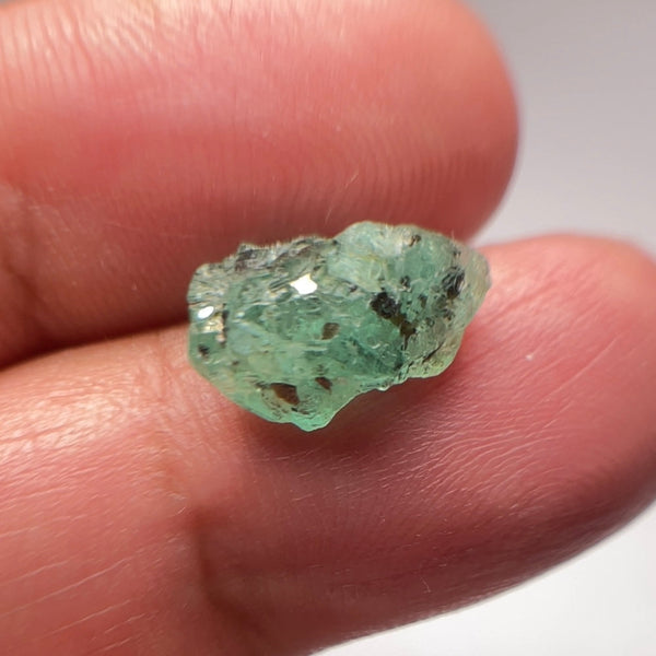 3.97Ct Emerald Crystal Tanzania Untreated Unheated No Oil