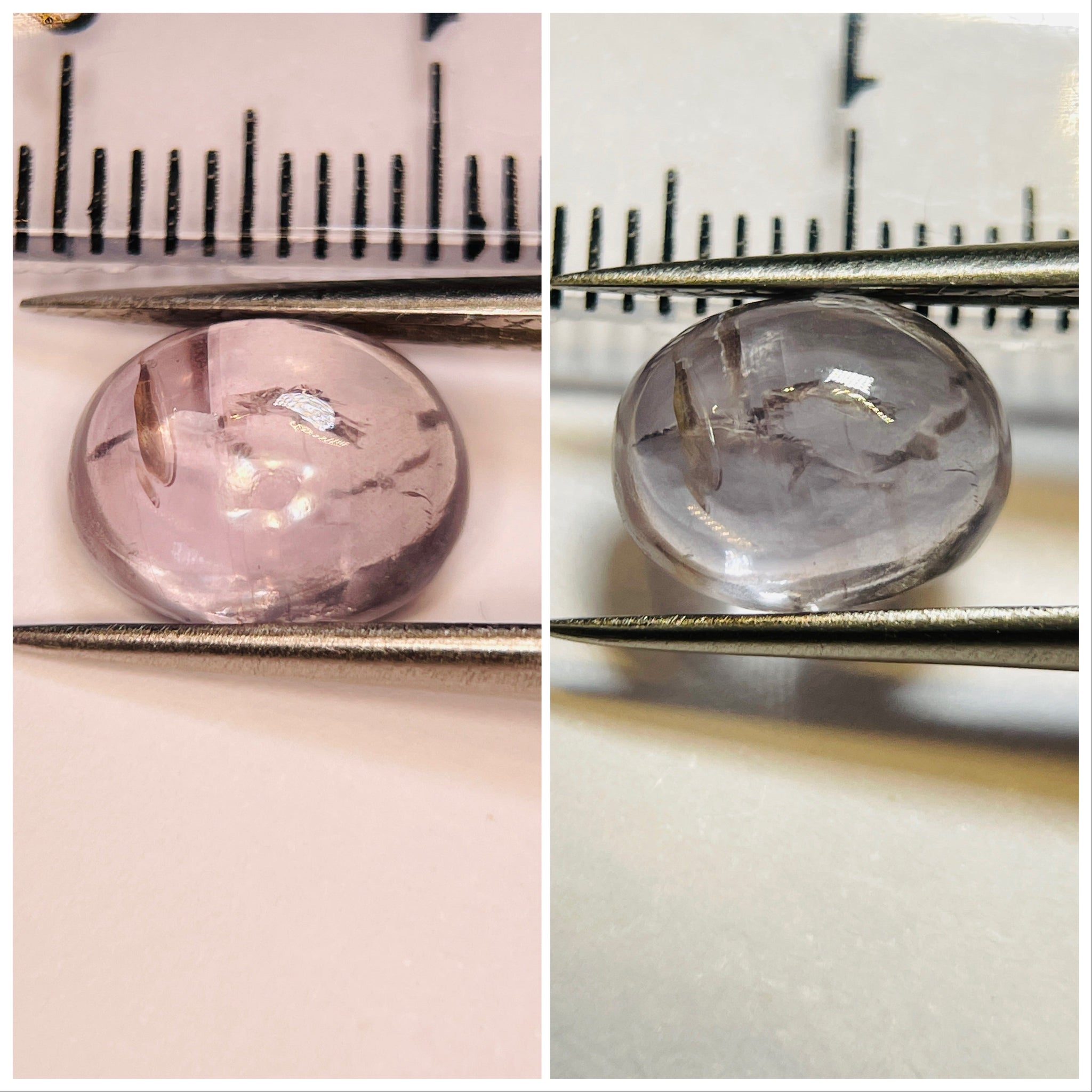 5.20Ct Colour Change / Shift Sapphire Cabochon Umba Valley Tanzania. Untreated Unheated.