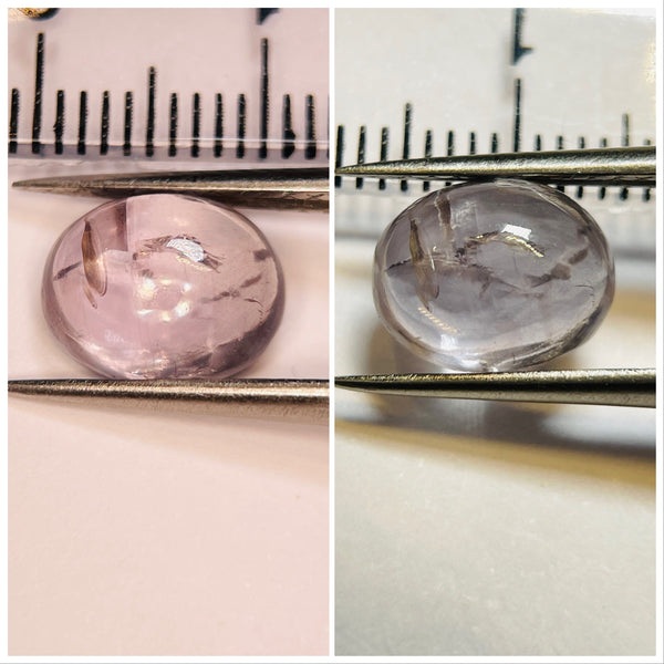 5.20Ct Colour Change / Shift Sapphire Cabochon Umba Valley Tanzania. Untreated Unheated.