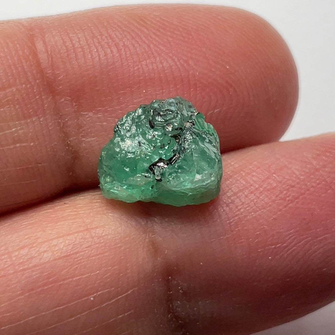 3.81Ct Emerald Crystal Tanzania Untreated Unheated No Oil