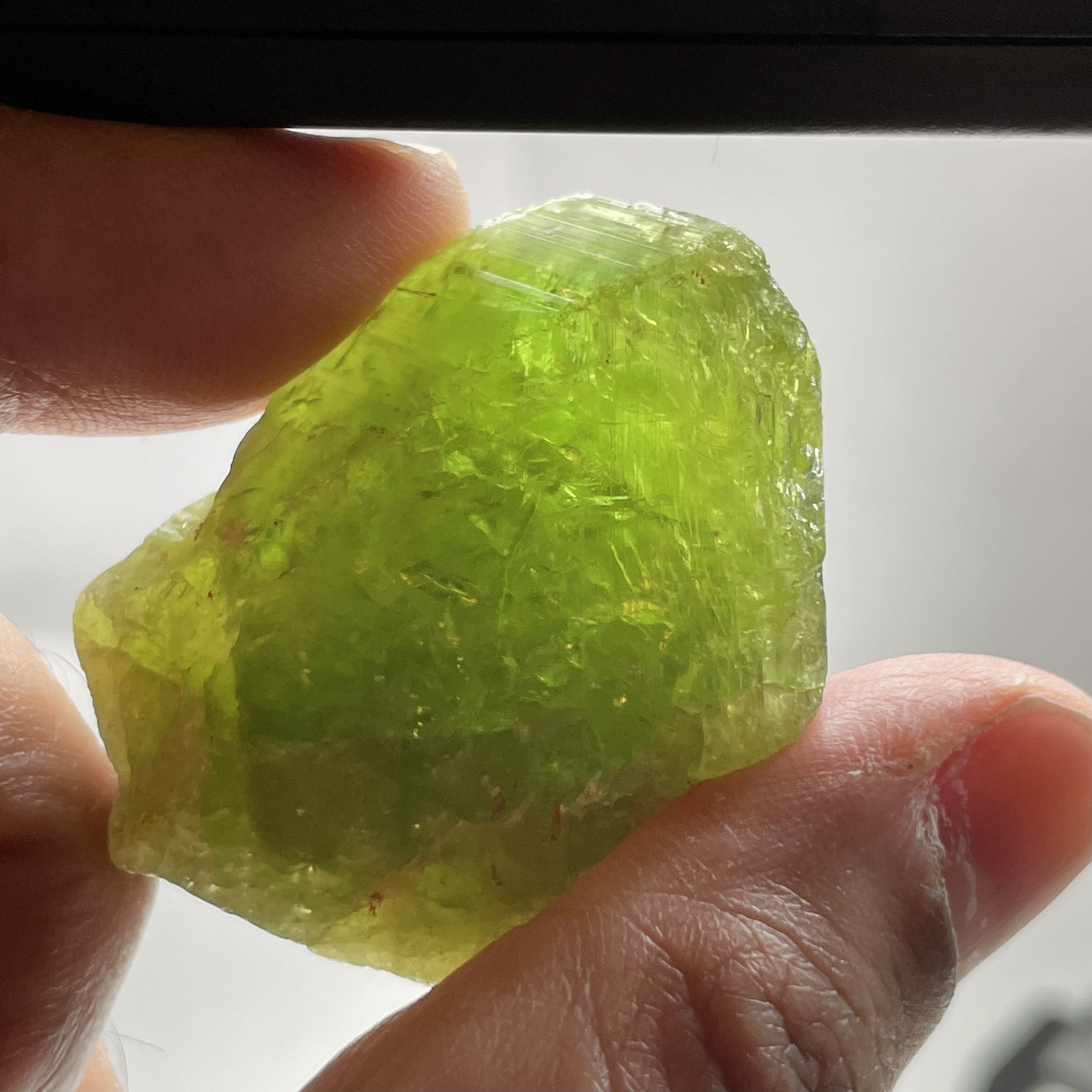 65.40Gm / 327.00Ct Tsavorite Merelani Tanzania Untreated Unheated - With Gemmy Poritions. 44.5 X 21