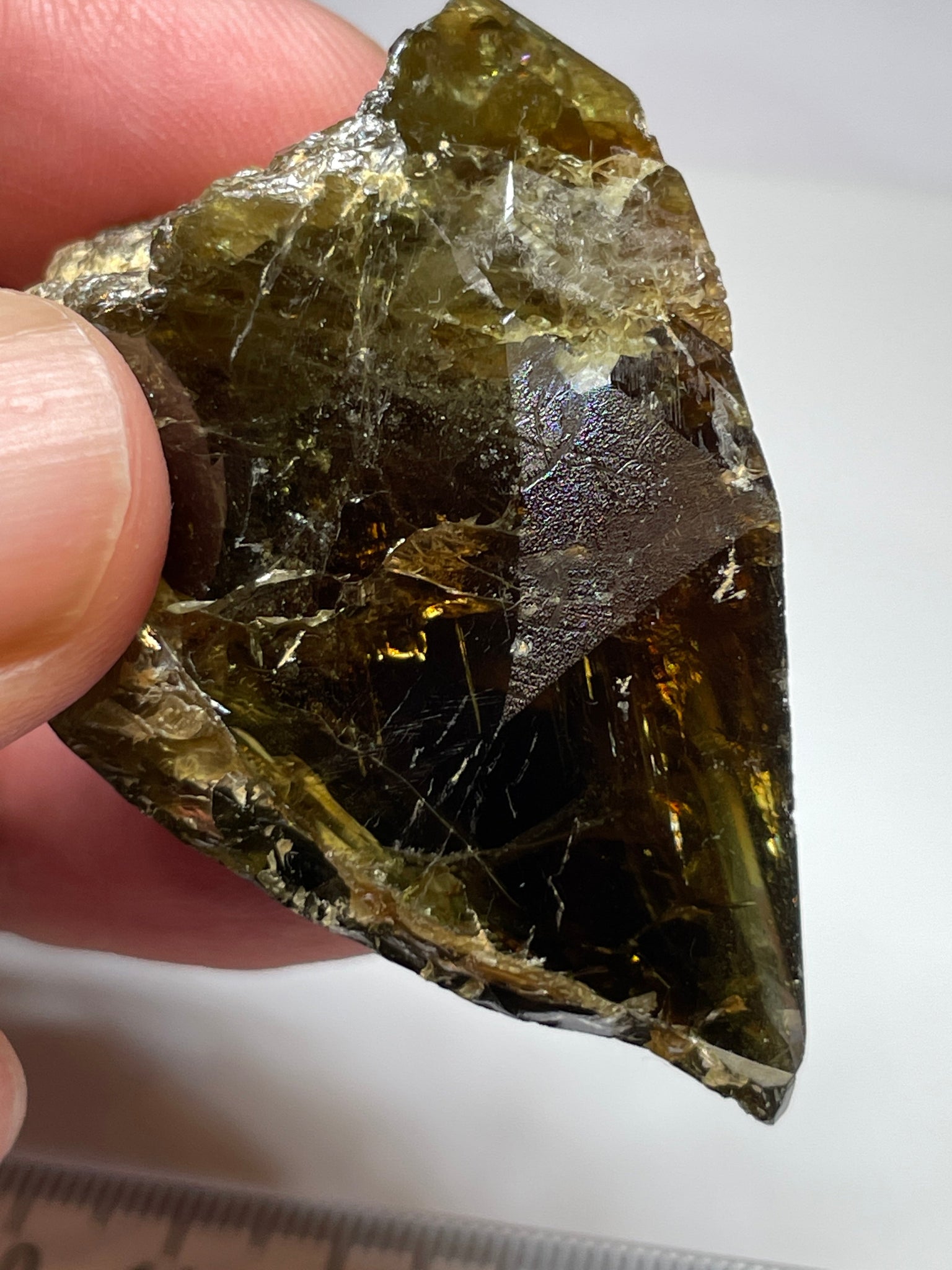 241.59Ct / 43.31Gm Tanzanian Sphene Crystal Untreated Unheated. Very High End Ultra Rare