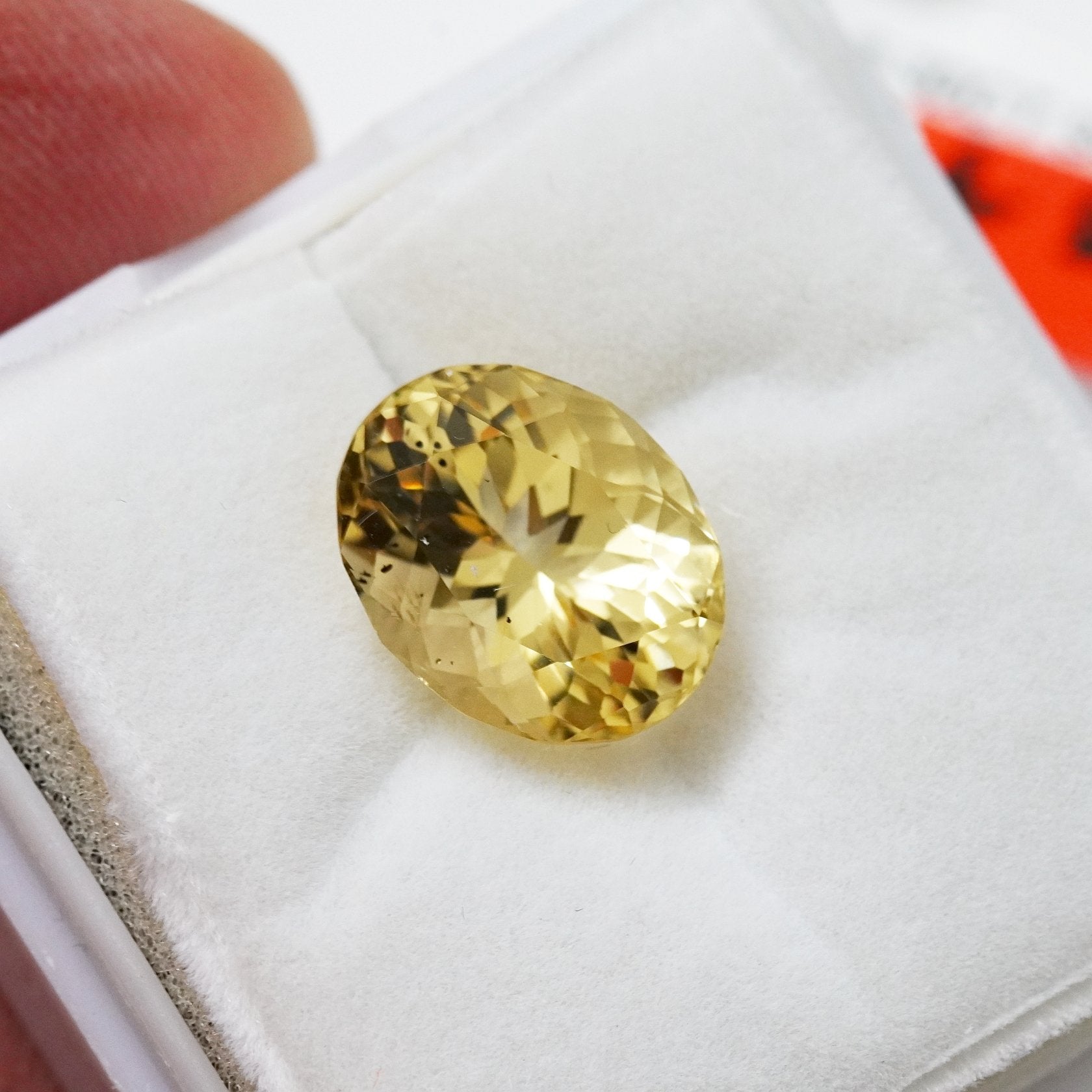 6.30Ct Golden Scapolite Tanzania Untreated Unheated