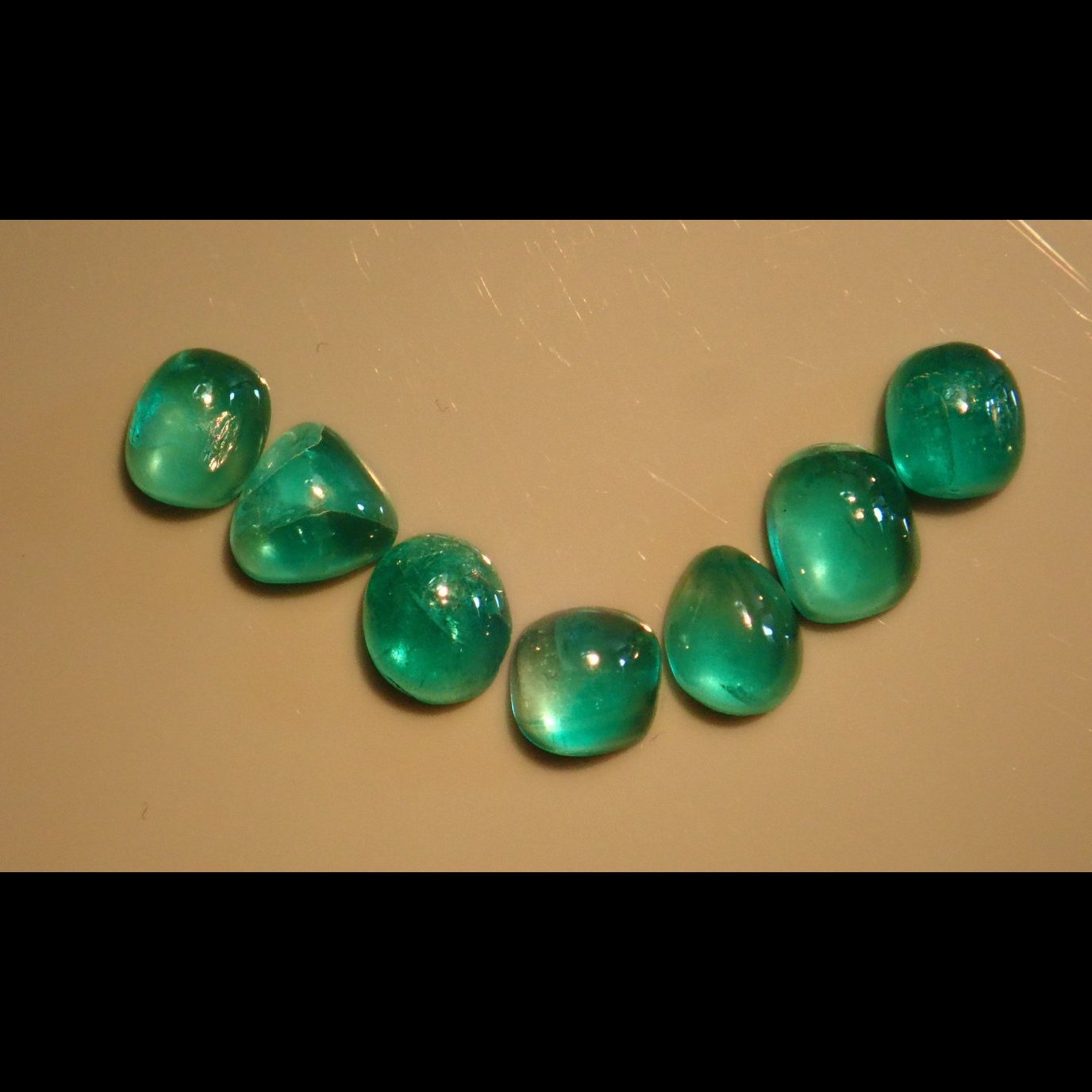 6.67ct Emerald Lot, Tanzania (near Zambia border, almost identical to Zambian material) Untreated Unheated NO OIL. 0.79ct-1.03ct-Gems Of East Africa