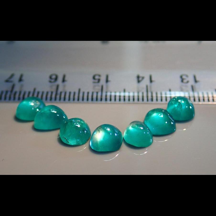 6.67ct Emerald Lot, Tanzania (near Zambia border, almost identical to Zambian material) Untreated Unheated NO OIL. 0.79ct-1.03ct-Gems Of East Africa