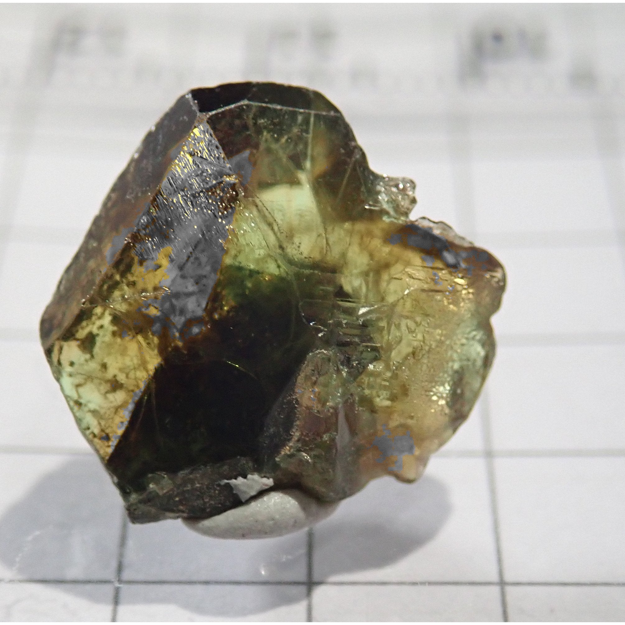 6.86Ct Chrome Sphene Crystal Tanzania Very Rare