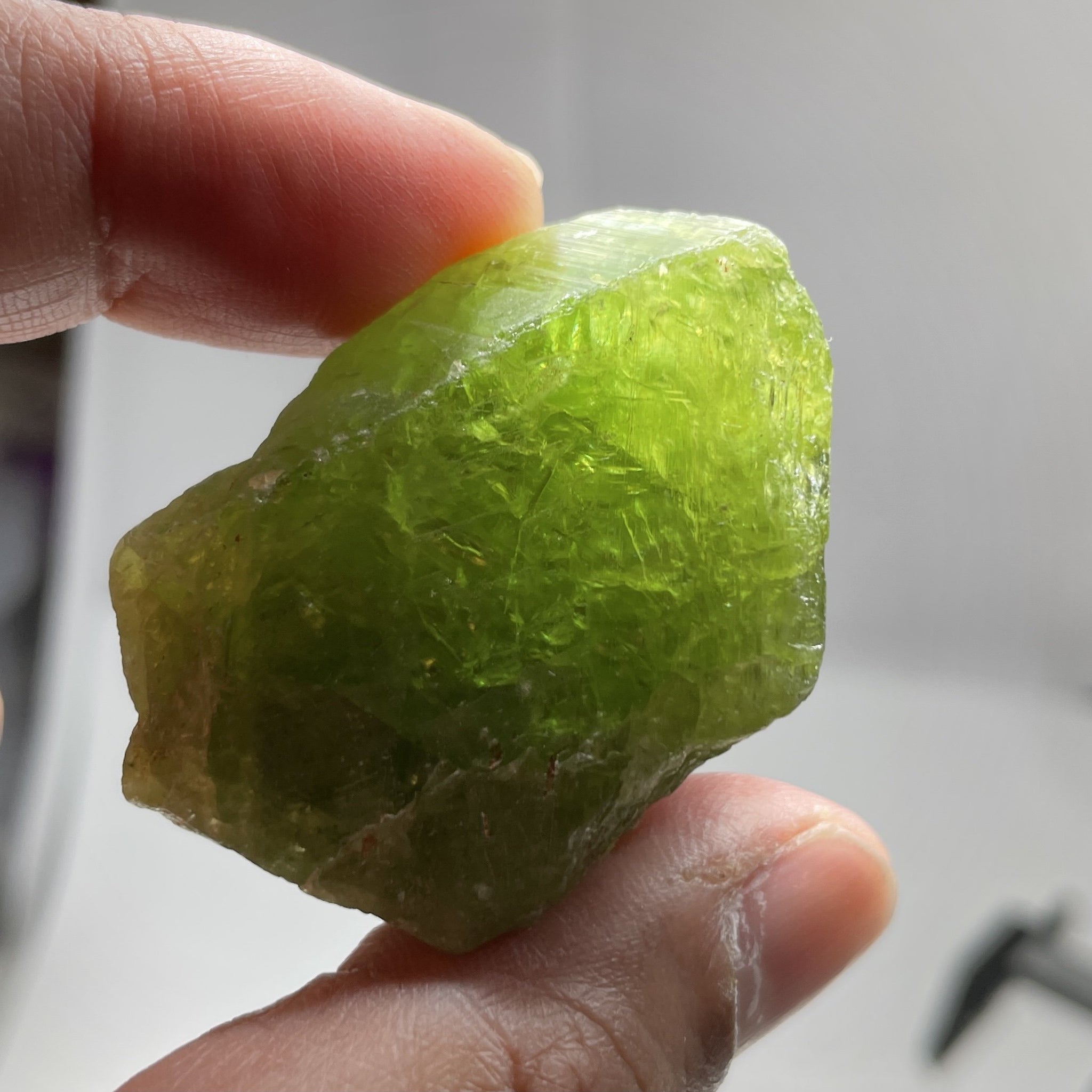 65.40Gm / 327.00Ct Tsavorite Merelani Tanzania Untreated Unheated - With Gemmy Poritions. 44.5 X 21