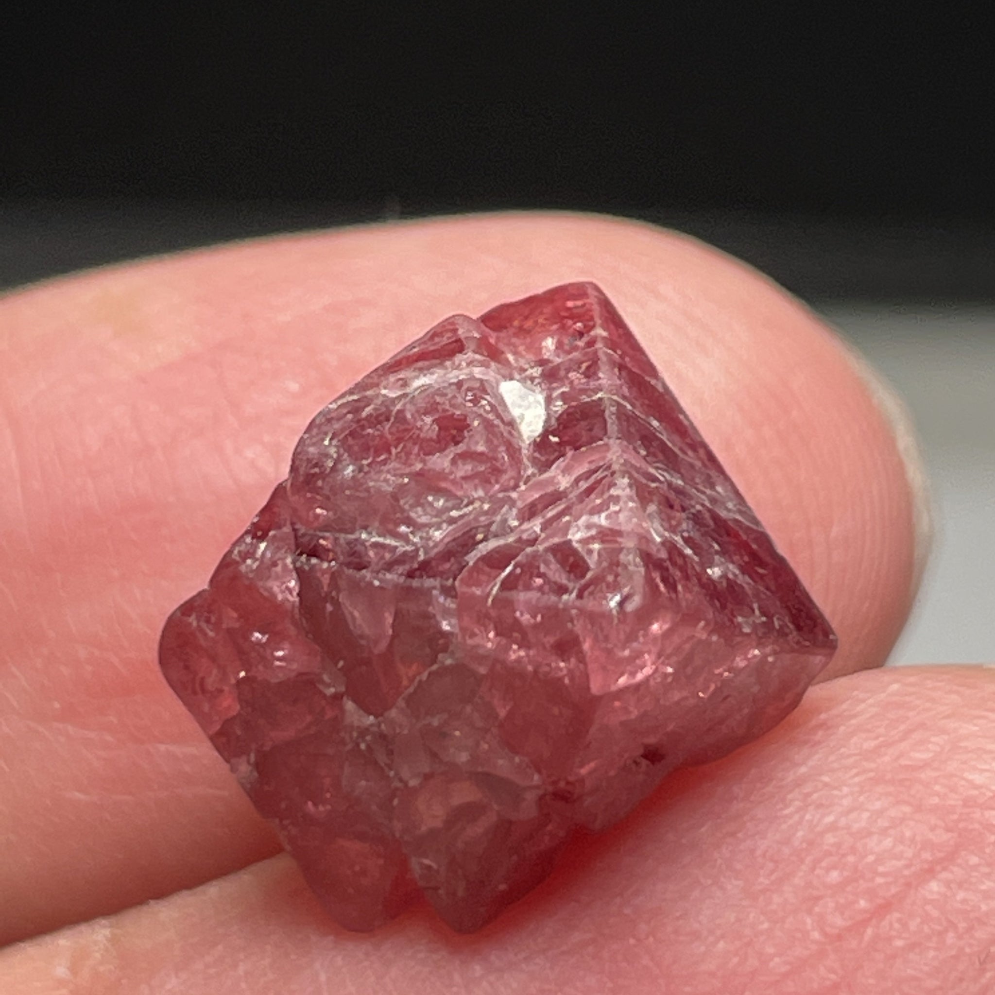 12.38Ct Mahenge Spinel Crystal Tanzania Untreated Unheated. 11.5 X 12.1 9.3 Mm