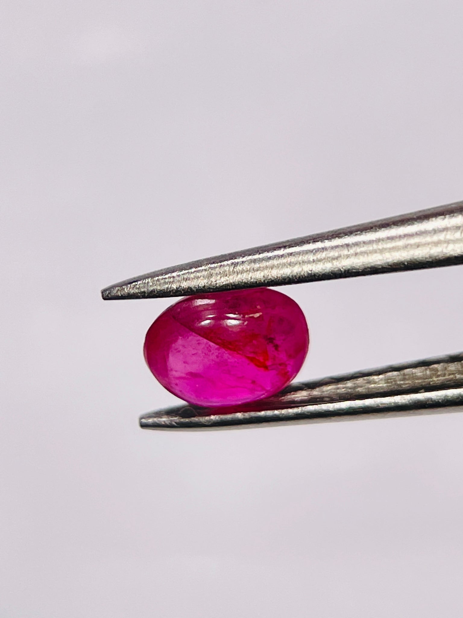 0.58Ct Sapphire Cabochon Winza Tanzania. Untreated Unheated