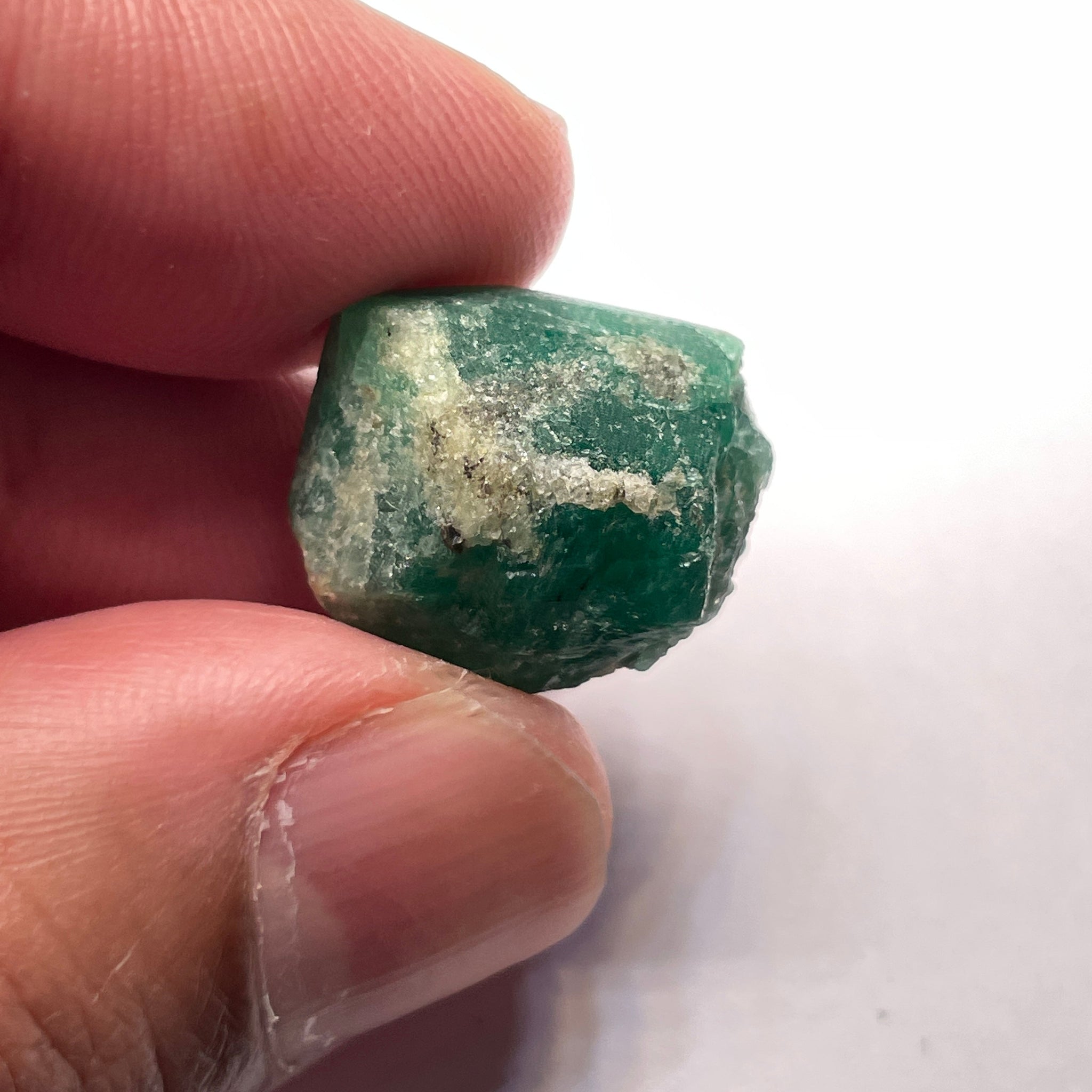 24.63Ct Emerald Crystal Tanzania Untreated Unheated No Oil