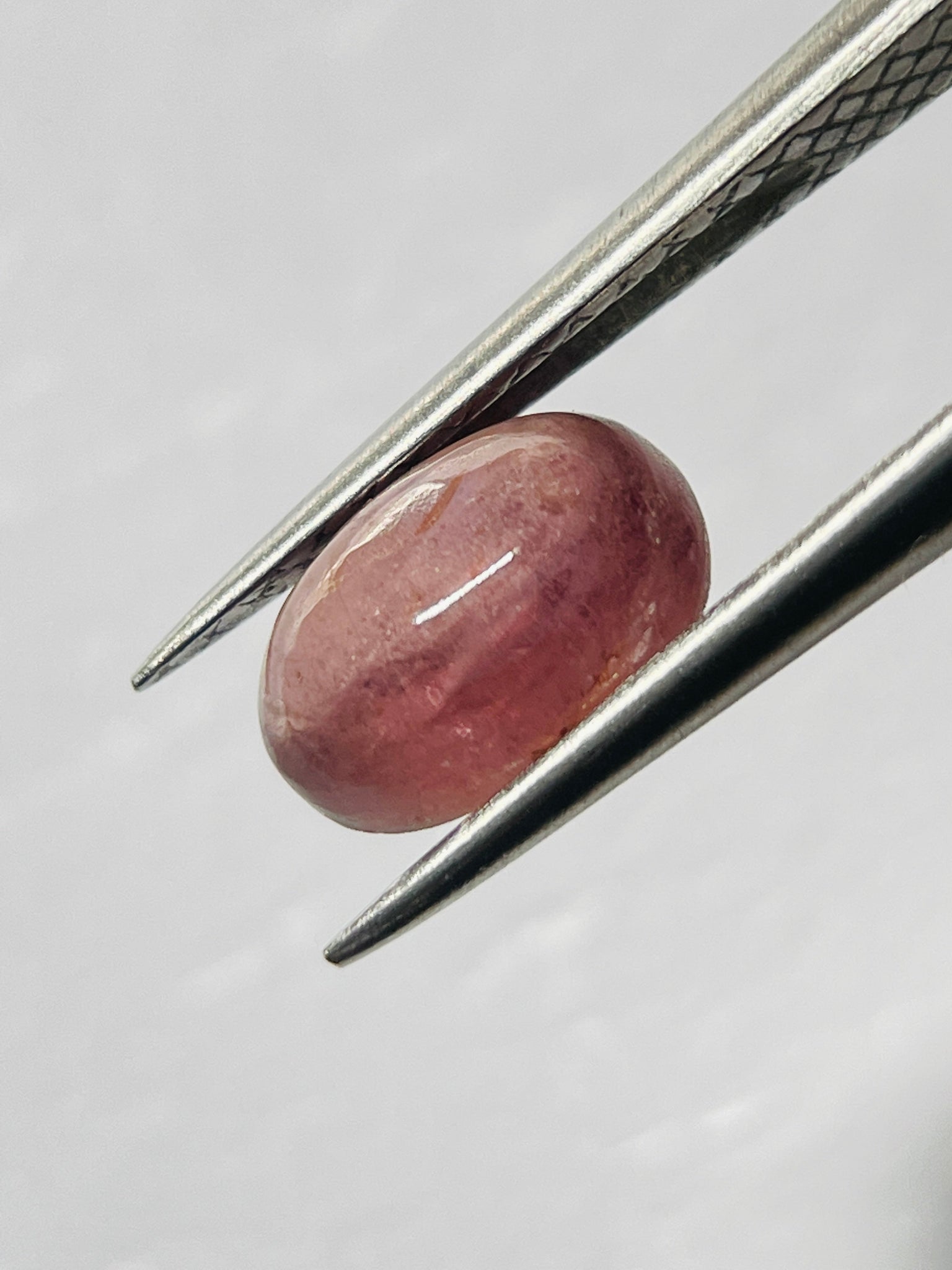 2.61Ct Umba Padparadscha Sapphire Cab Tanzania Untreated Unheated
