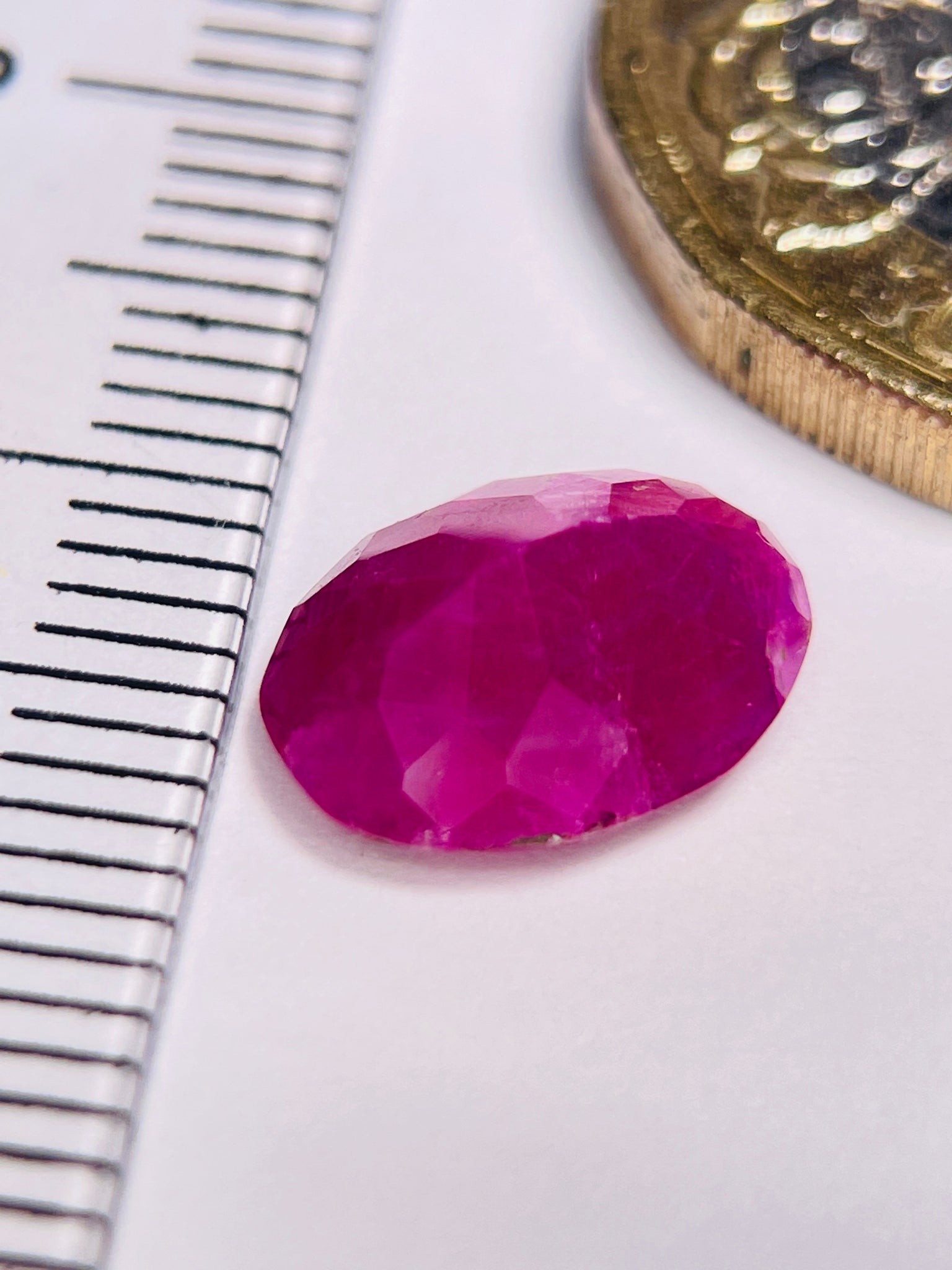 3.12Ct Sapphire Morogoro Tanzania. Untreated Unheated Can Be Used Either Way Crown Up Or Pavilion