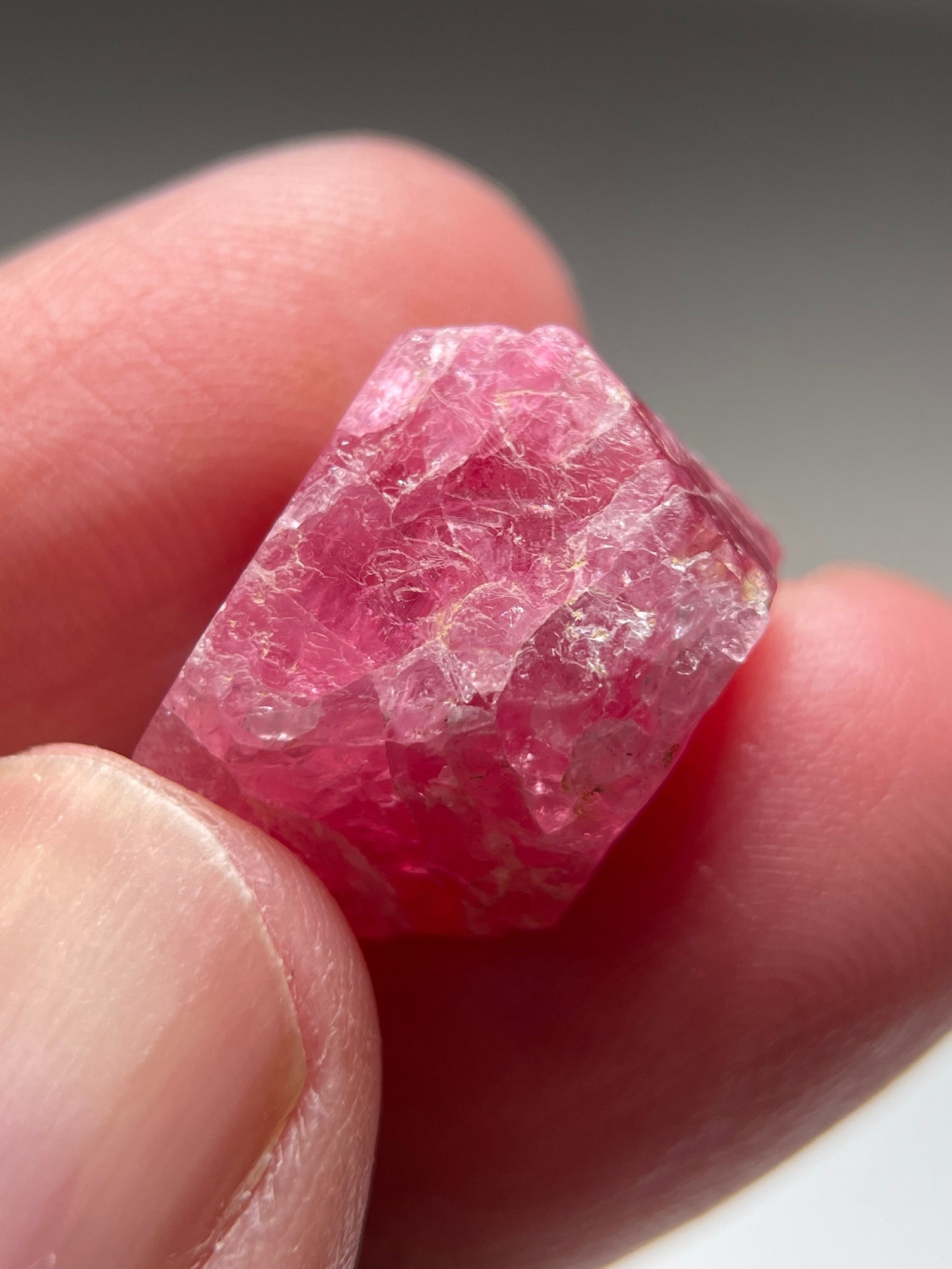 25.30Ct Mahenge Spinel Crystal Tanzania. Untreated Unheated