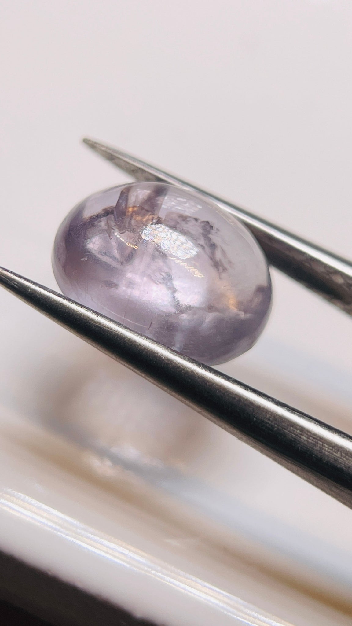 5.20Ct Colour Change / Shift Sapphire Cabochon Umba Valley Tanzania. Untreated Unheated.