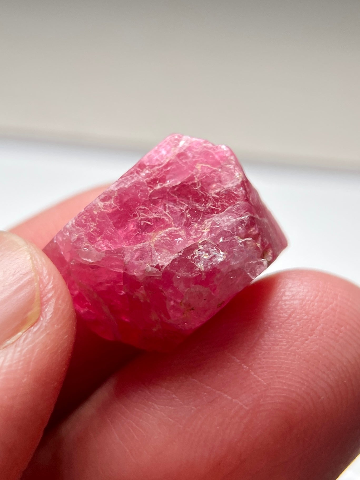25.30Ct Mahenge Spinel Crystal Tanzania. Untreated Unheated