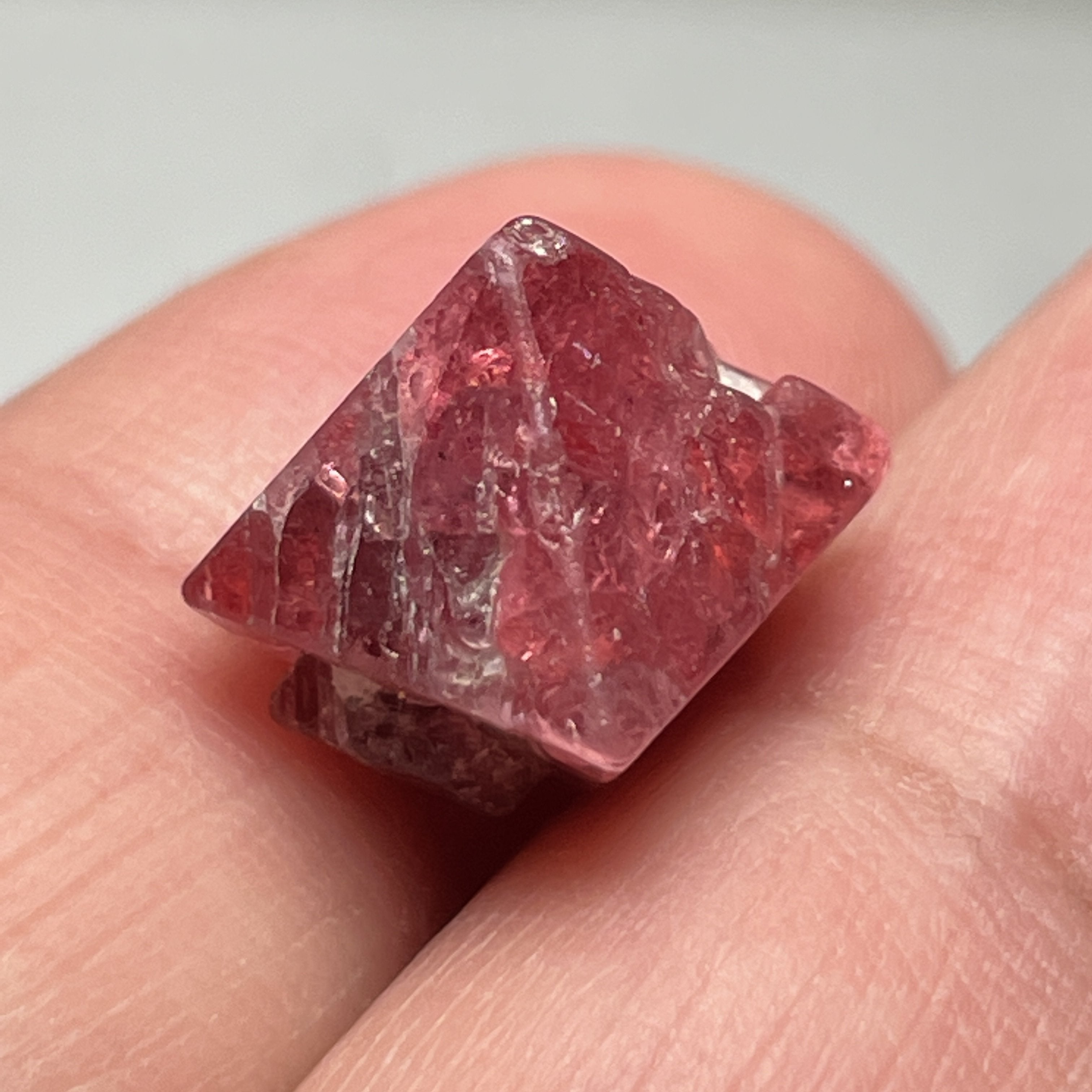 12.38Ct Mahenge Spinel Crystal Tanzania Untreated Unheated. 11.5 X 12.1 9.3 Mm