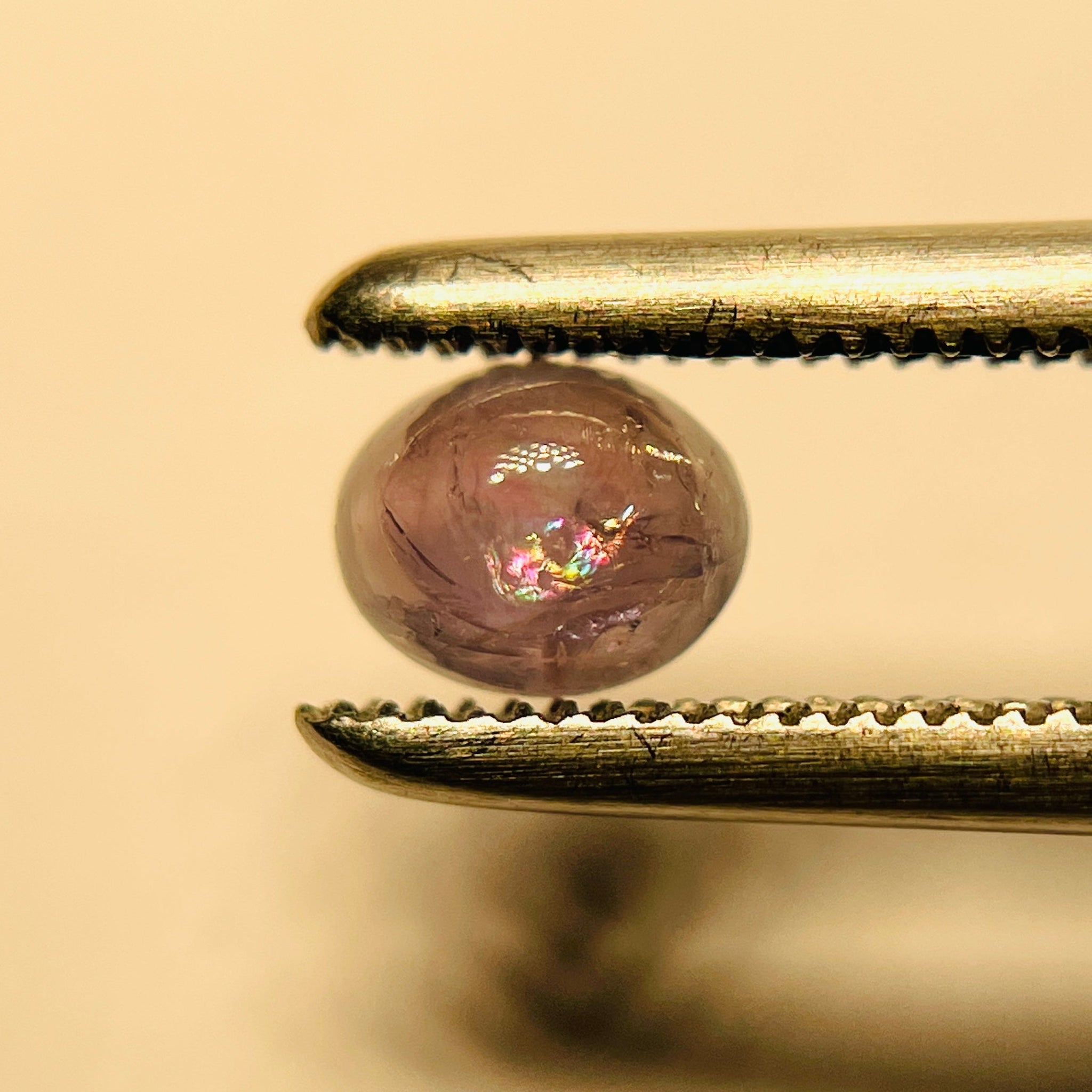 0.48Ct Cats-Eye Alexandrite Lake Manyara Tanzania. Untreated Unheated. Yep Thats A Rainbow In It