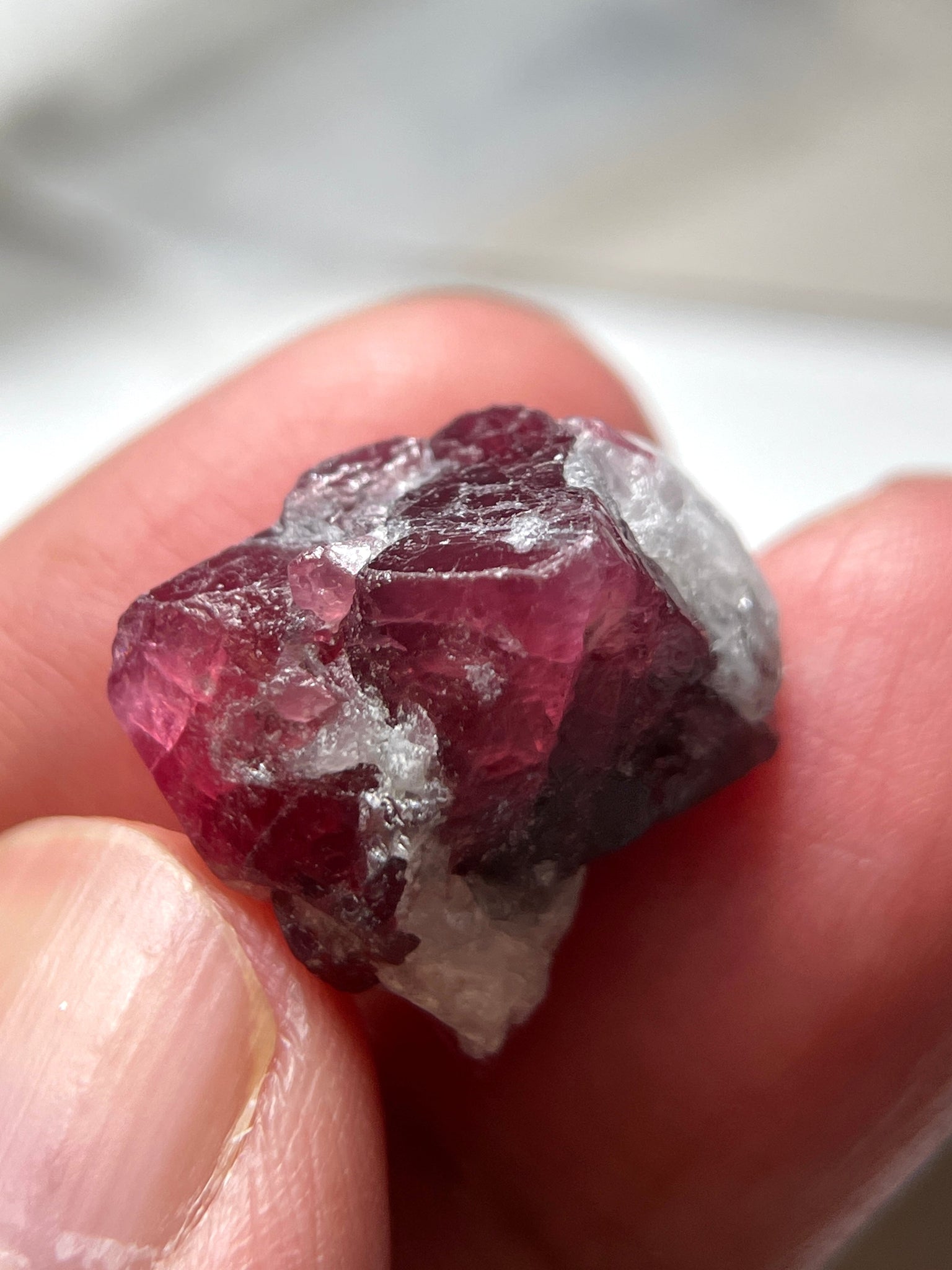 29.92Ct Mahenge Spinel Crystal Tanzania. Untreated Unheated