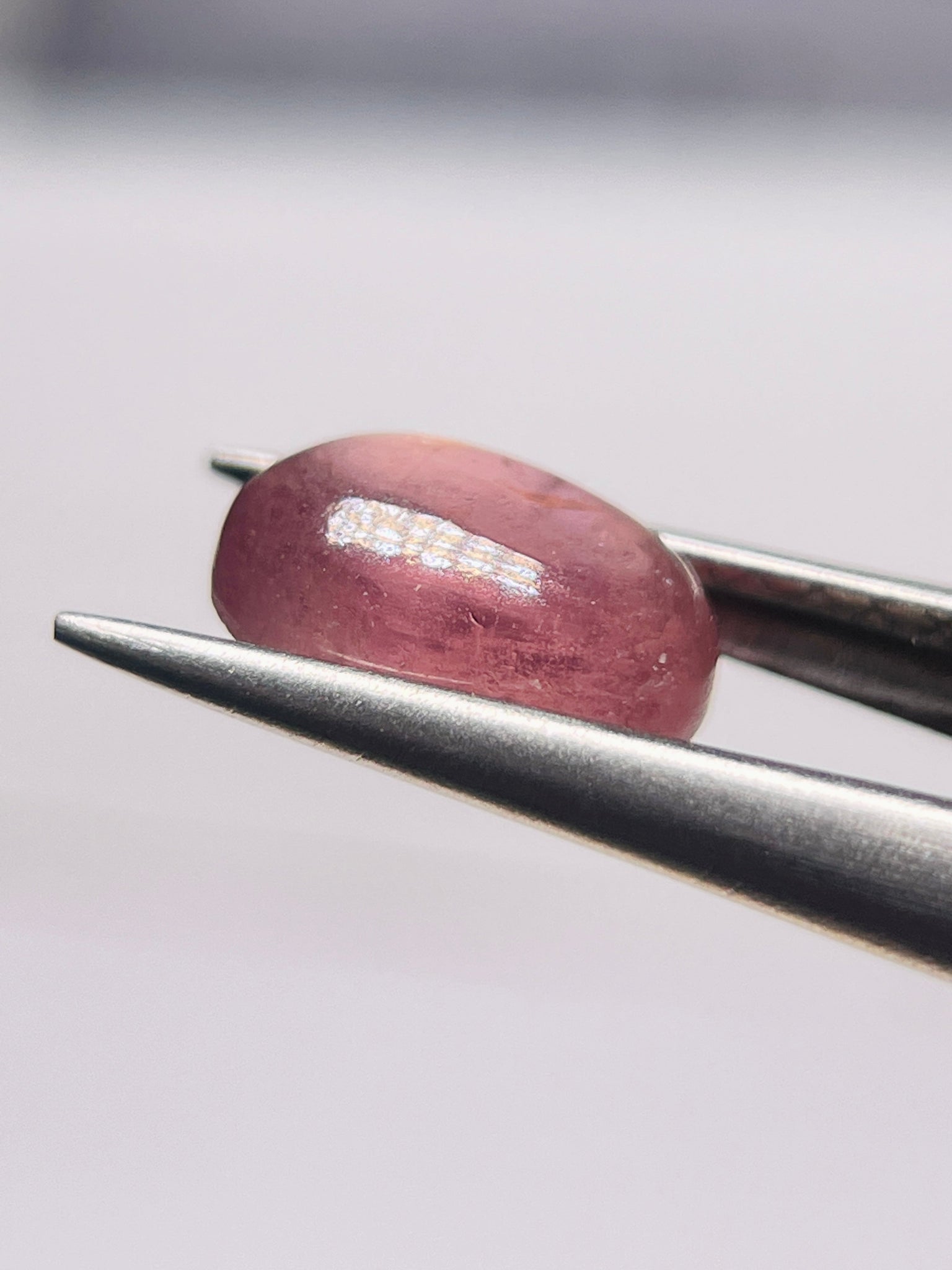 2.61Ct Umba Padparadscha Sapphire Cab Tanzania Untreated Unheated