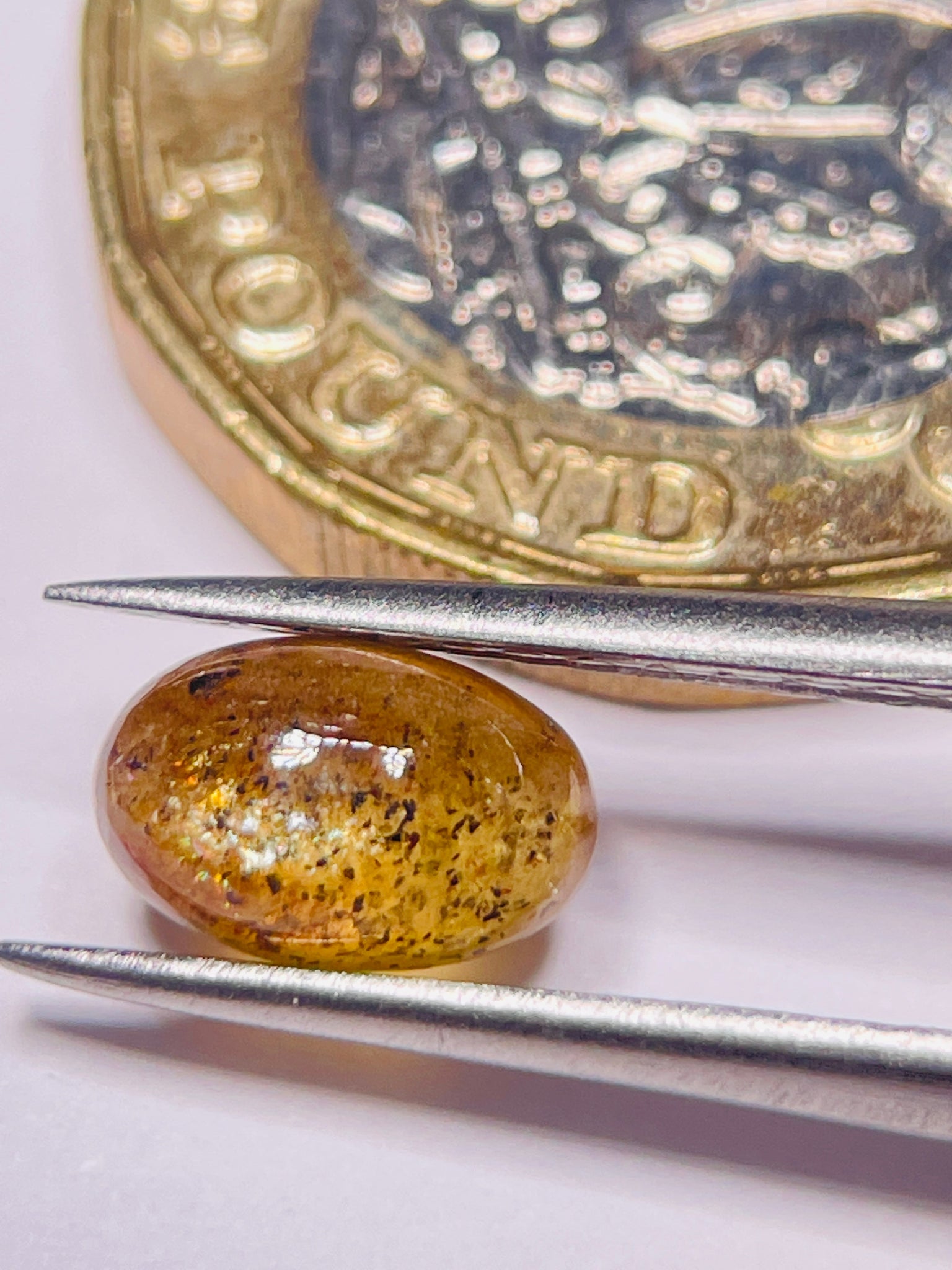 1.66Ct Sapphire Cabochon Umba Valley Tanzania. Untreated Unheated