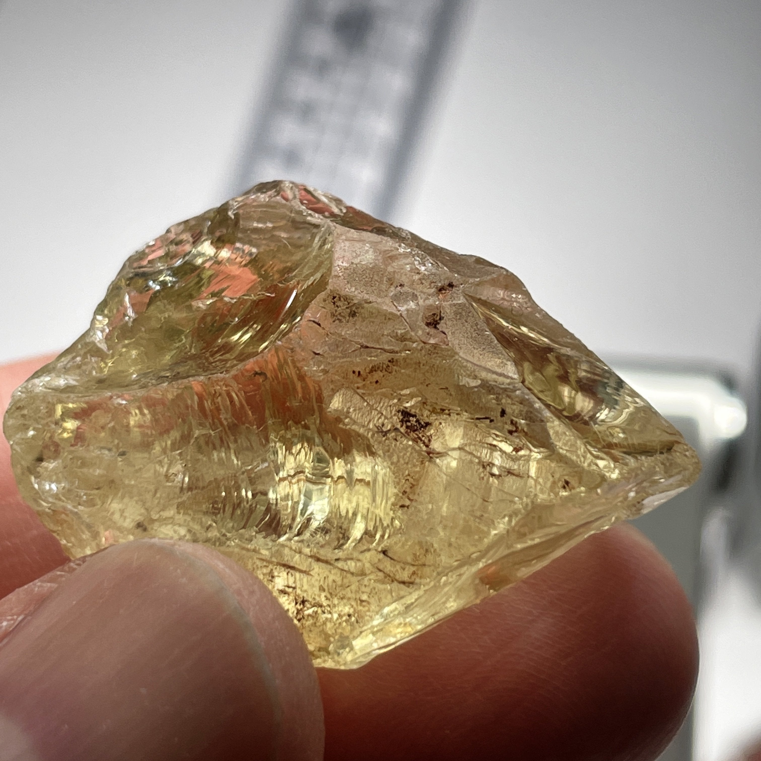 17.59Gm Citrine Zambia. Untreated Unheated. Rare As Not Heated From Amethyst Natural Colour.