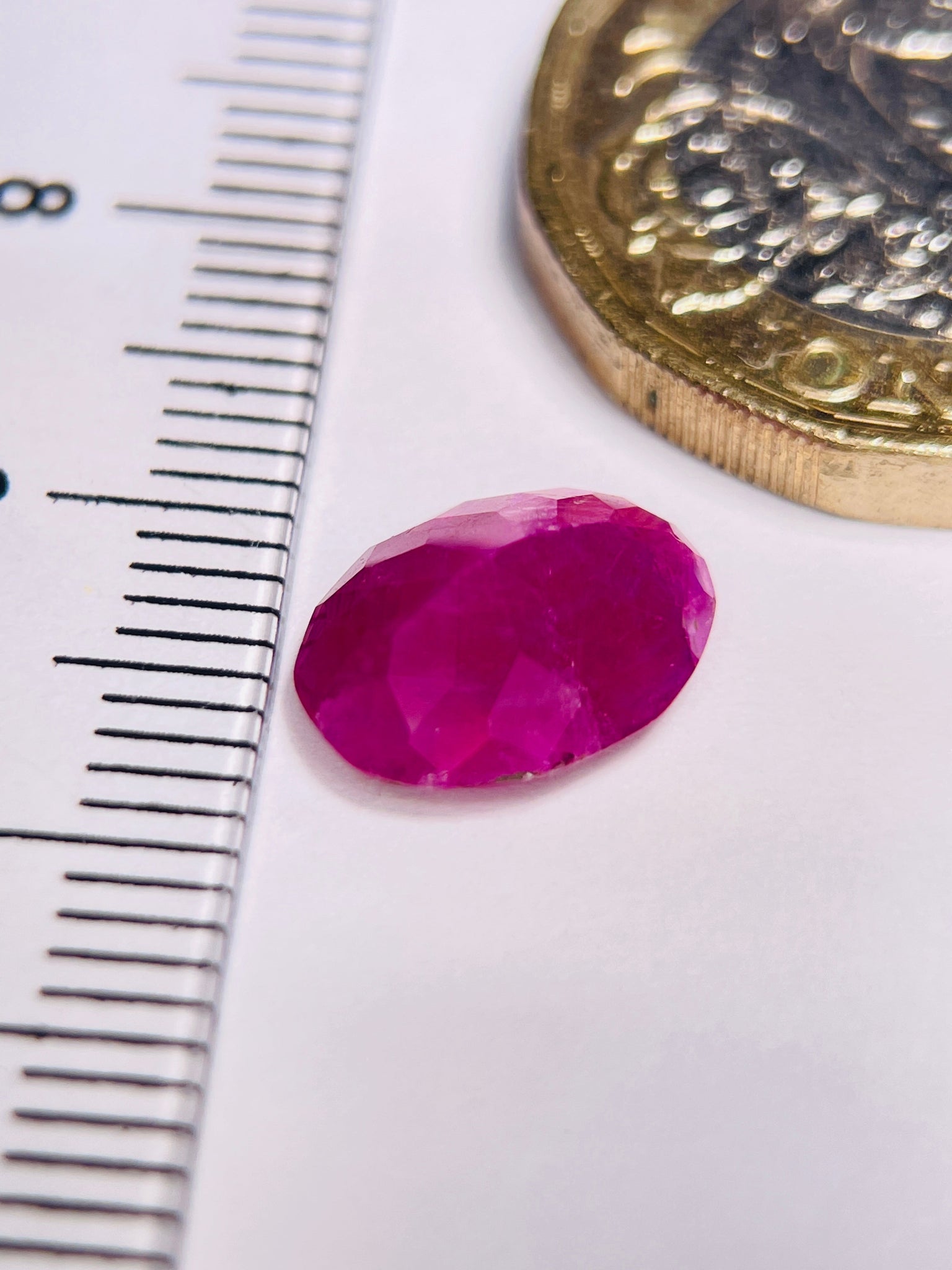 3.12Ct Sapphire Morogoro Tanzania. Untreated Unheated Can Be Used Either Way Crown Up Or Pavilion