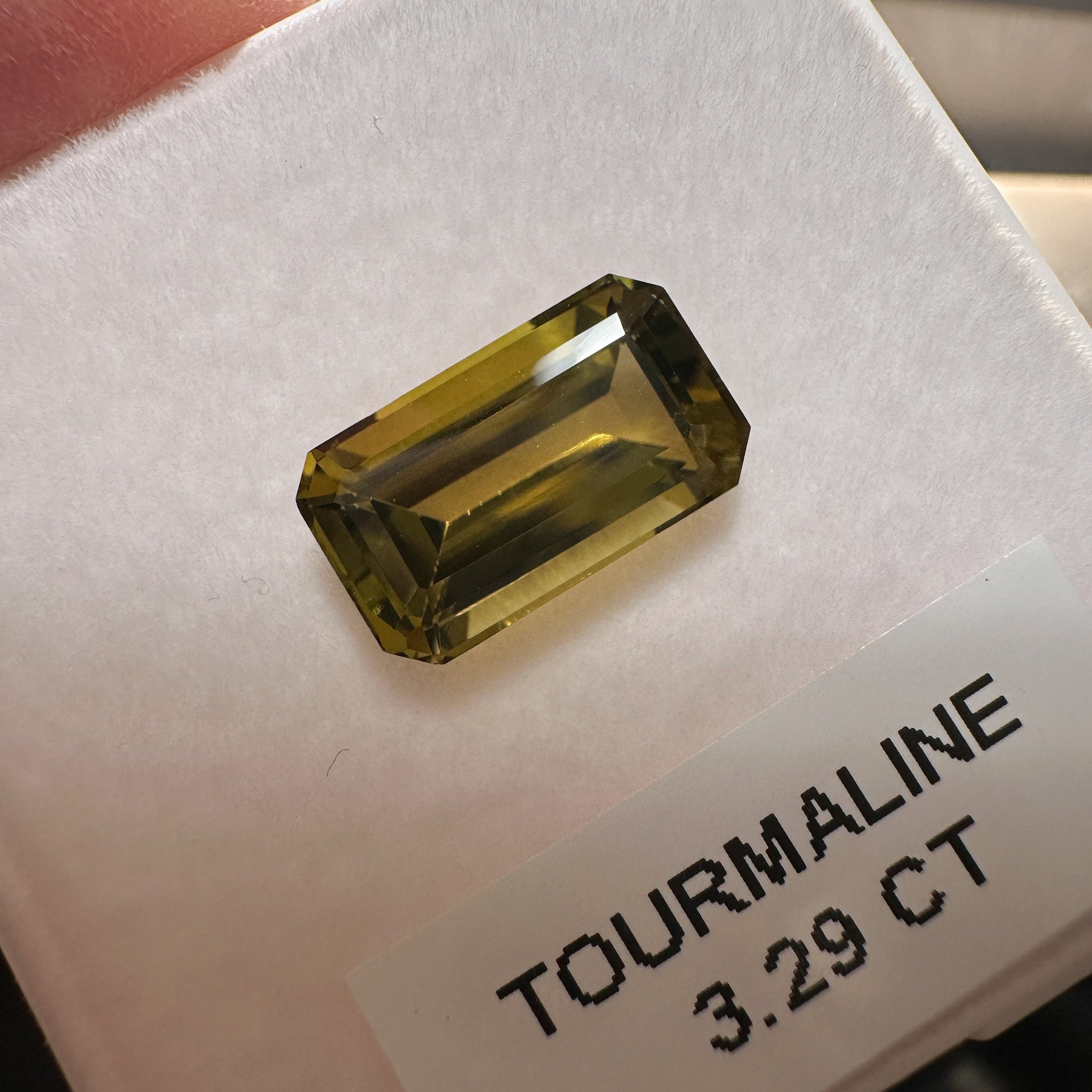 Tourmaline, 3.29ct, Tanzania, Untreated Unheated