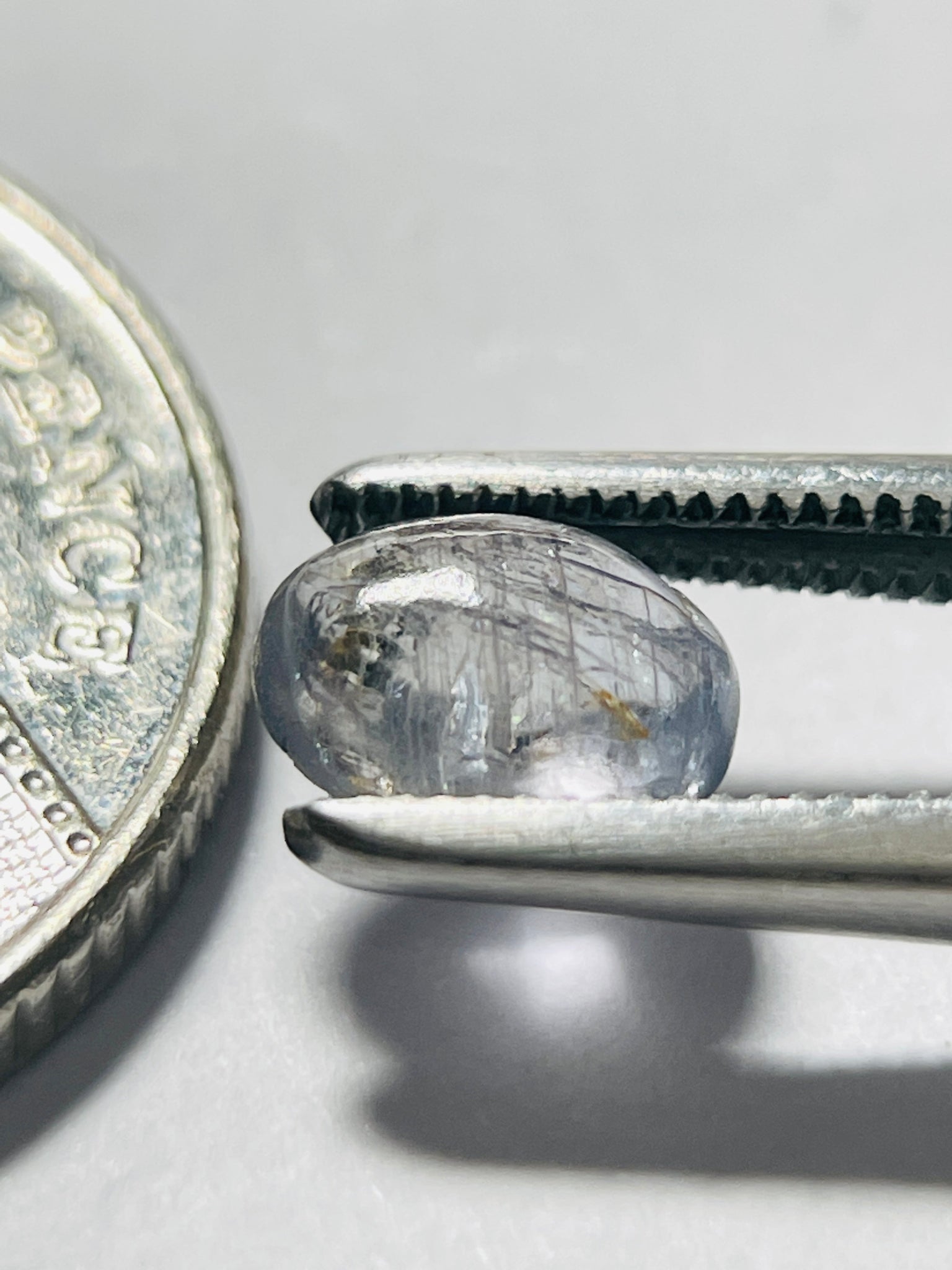 1.30Ct Umba Sapphire Cabochon. Tanzania Untreated Unheated.