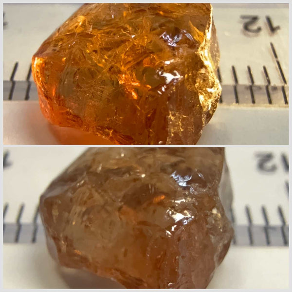 Colour Shift Garnet, 5.95ct, Tanzania, Untreated Unheated, silky with slight inclusions on the outside, flat shape
