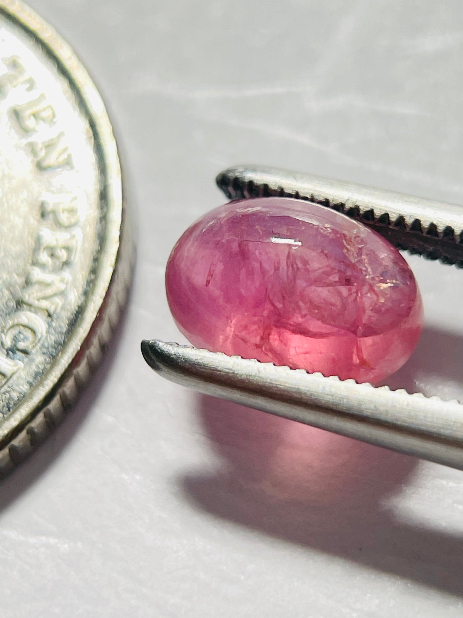 2.49Ct Umba Sapphire Cabochon. Tanzania Untreated Unheated.