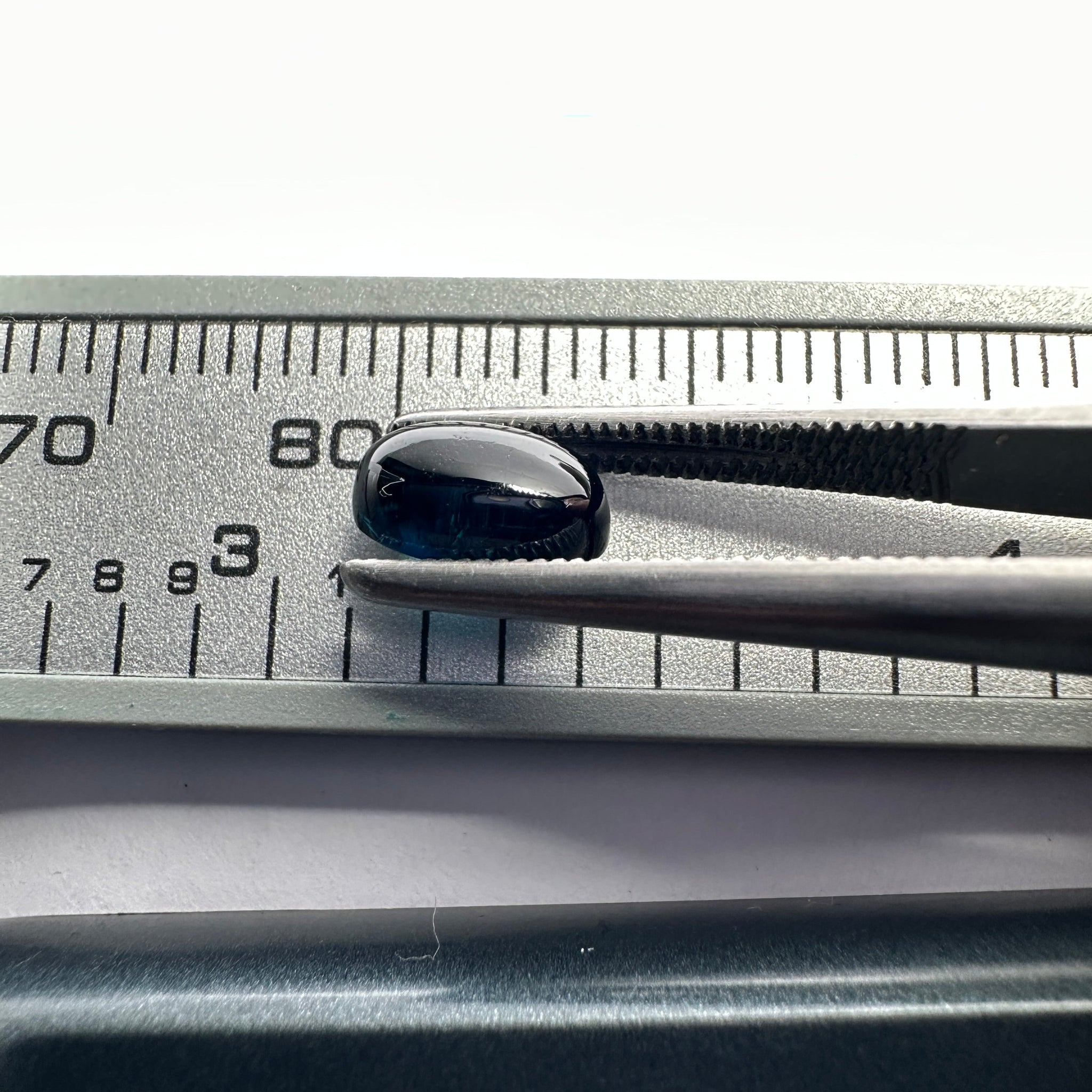 1.80Ct Sapphire Cabochon Kenya. Untreated Unheated. Can Be Used As Is Or Facet It Into A Cut Stone.