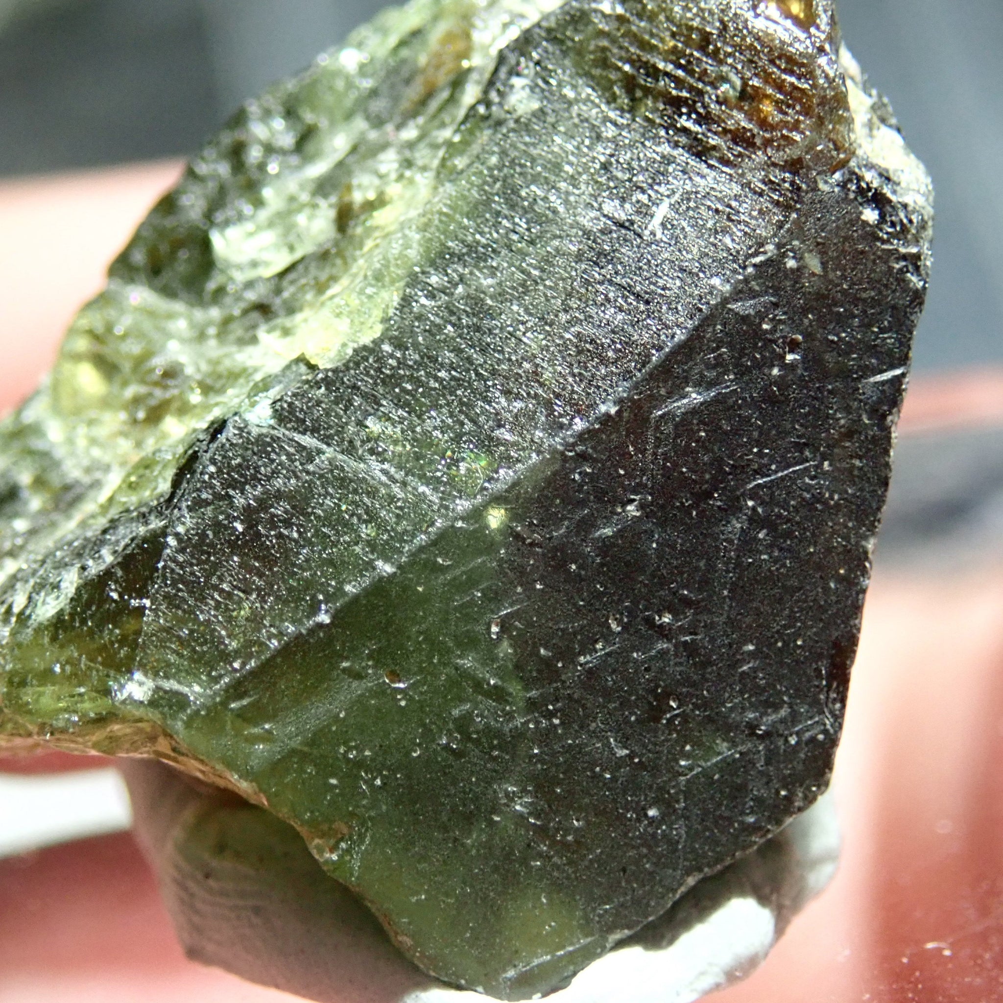 75.97Ct Chrome Sphene Crystal Tanzania Very Rare