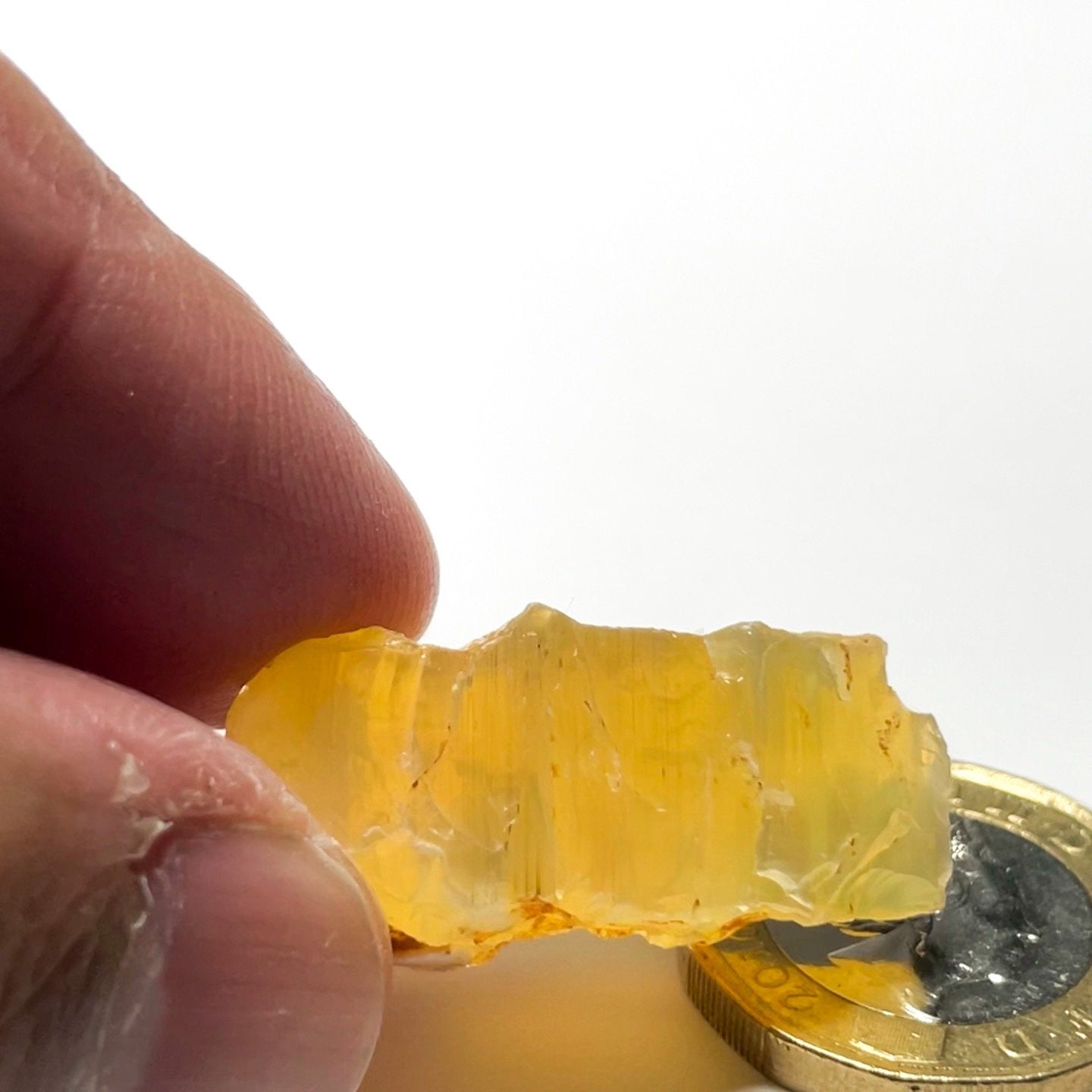 29.26Ct Opal Tanzania Untreated Unheated From A 1999 Deposit Chatoyant (Pearly Cats-Eye Effect)