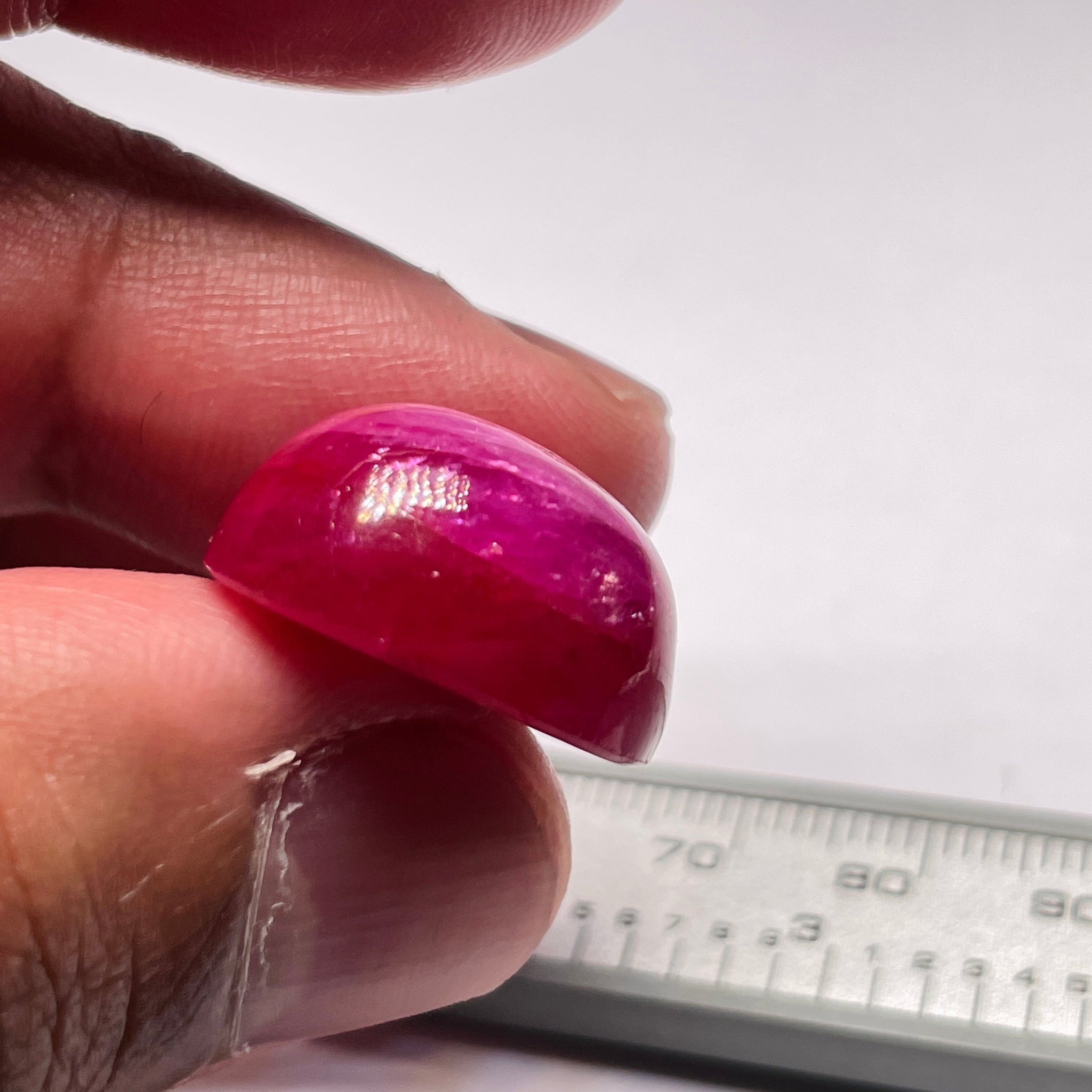 38.86Ct Ruby Untreated Unheated From A Special Location In Kenya Called Lake Turkana. Beautiful