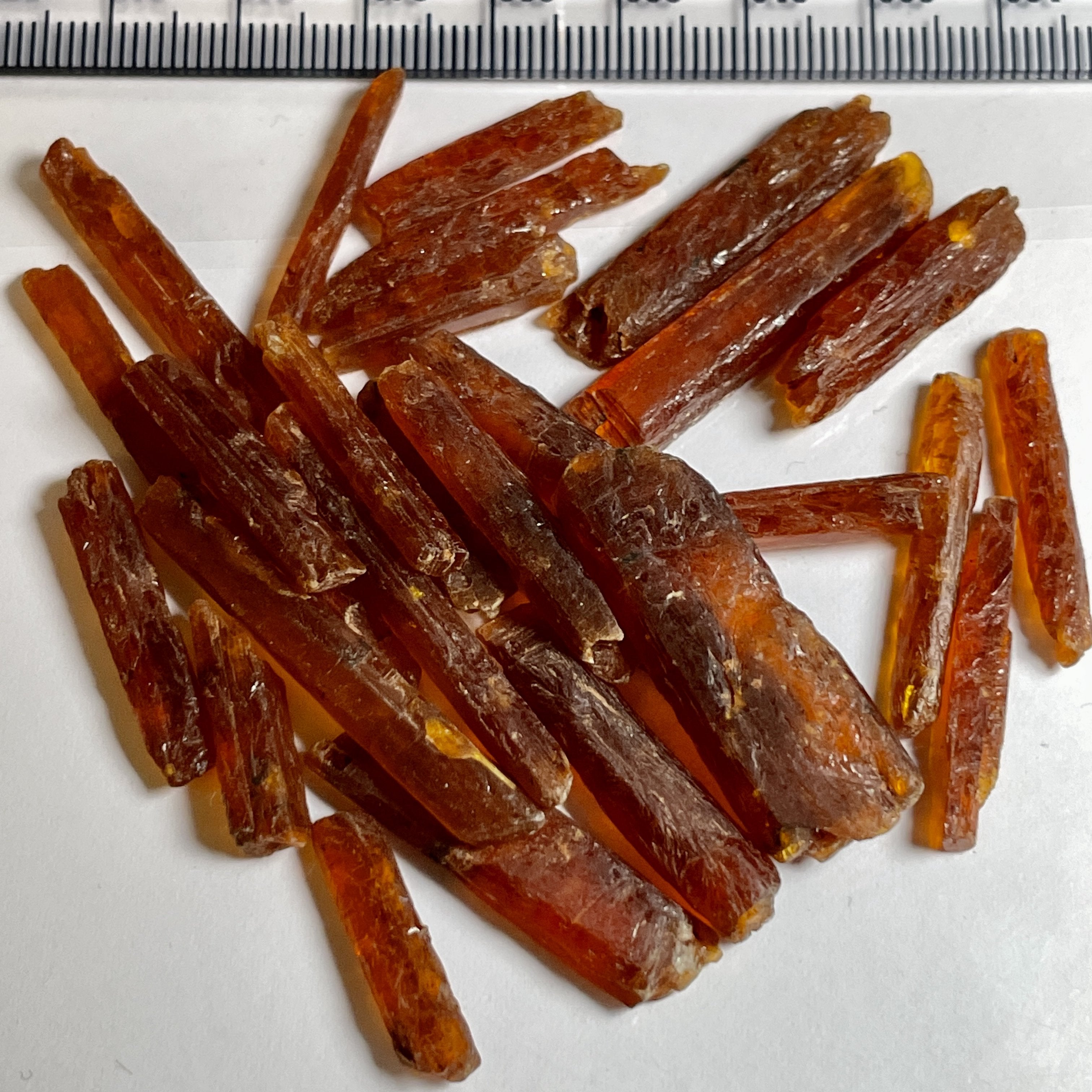 43.90Gm / 219.50Ct Selected Kyanite Lot Transparent Loliondo Untreated Unheated Tanzania. 4.47Ct -