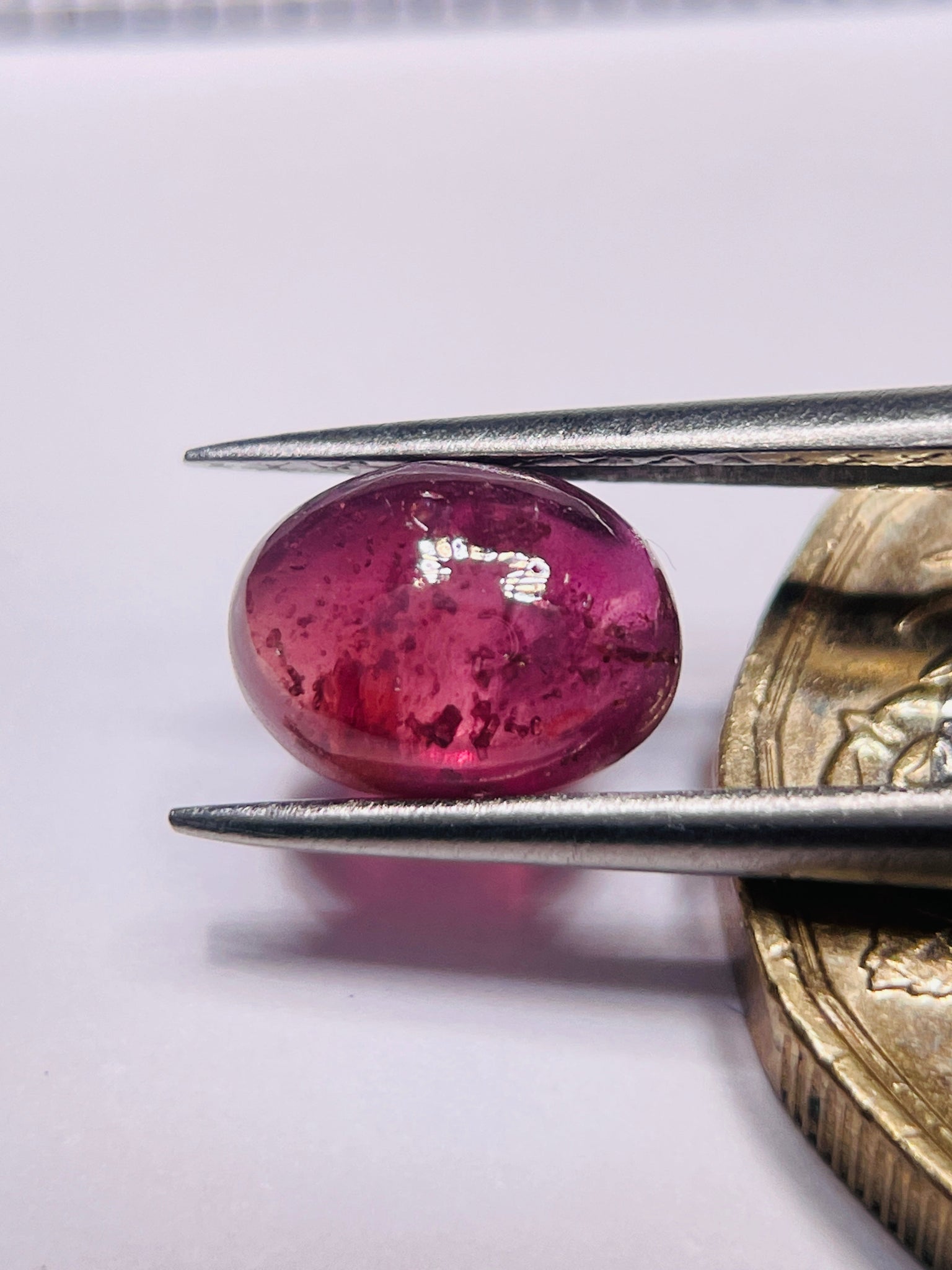 2.25Ct Sapphire Cabochon Umba Valley Tanzania. Untreated Unheated. Can Be Used As Is Or Facet It