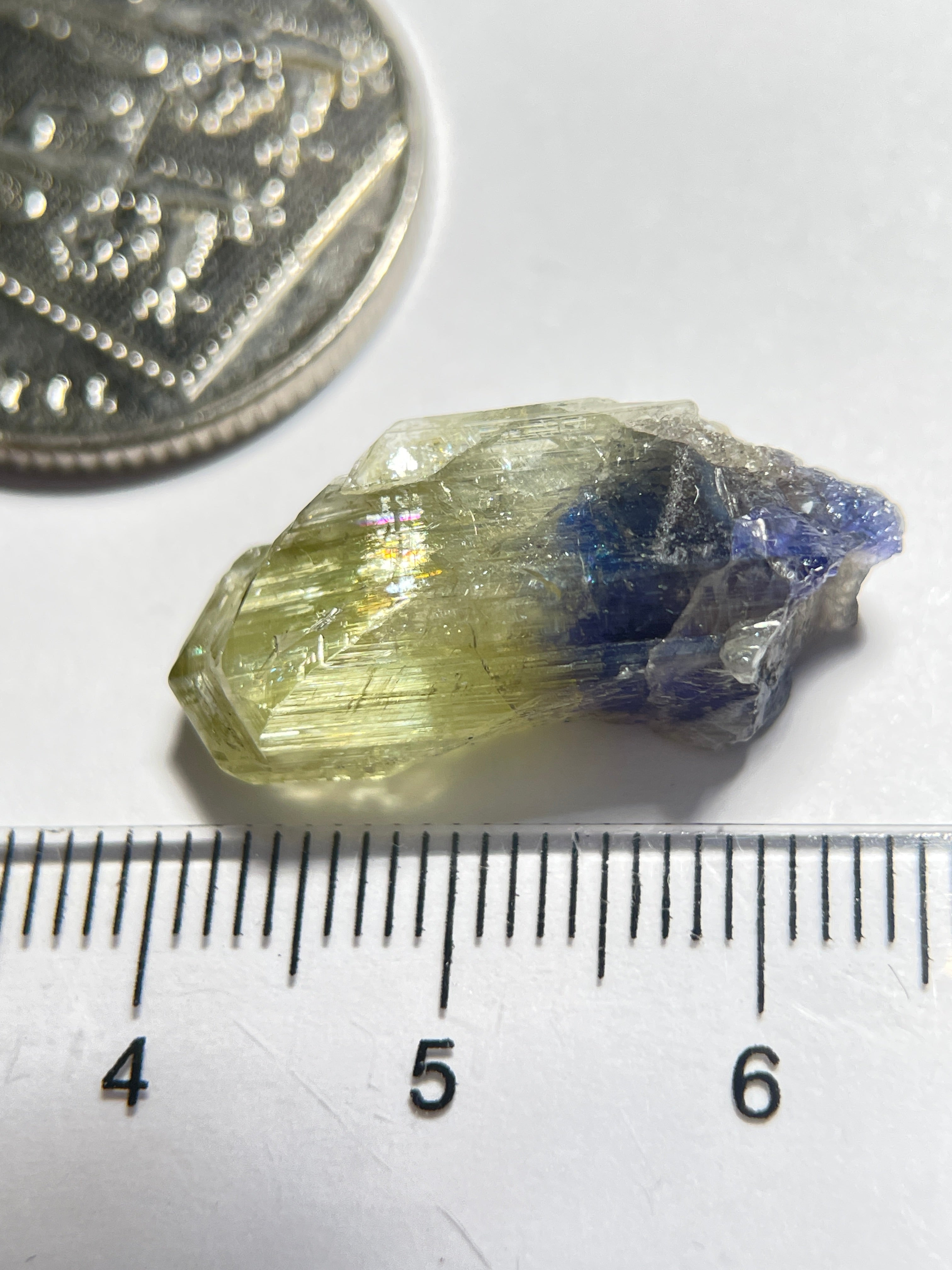 18.29Ct Tanzanite Crystal Unheated Tanzania