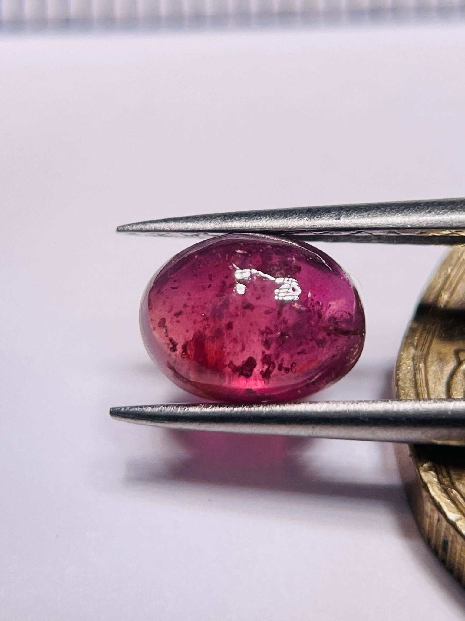 2.25Ct Sapphire Cabochon Umba Valley Tanzania. Untreated Unheated. Can Be Used As Is Or Facet It