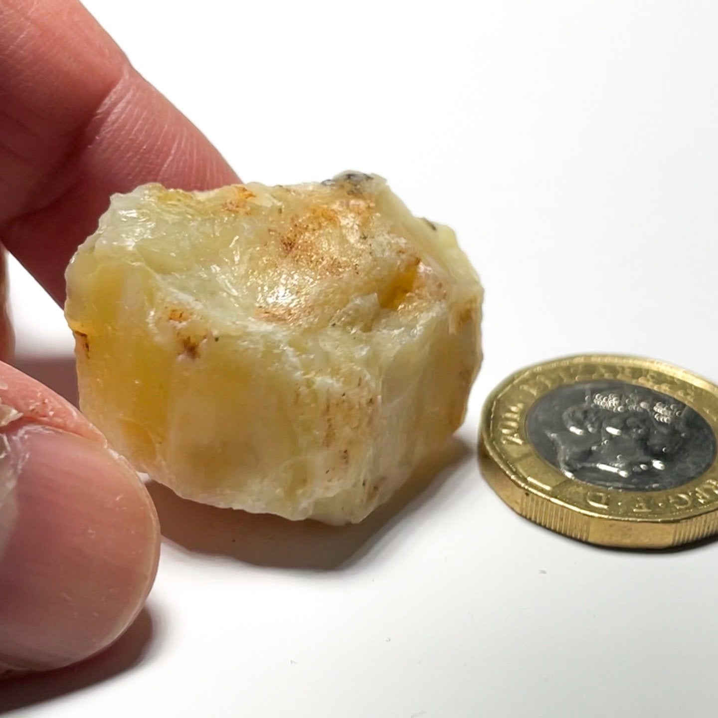 62.69Ct Opal Tanzania Untreated Unheated From A 1999 Deposit Chatoyant (Pearly Cats-Eye Effect)