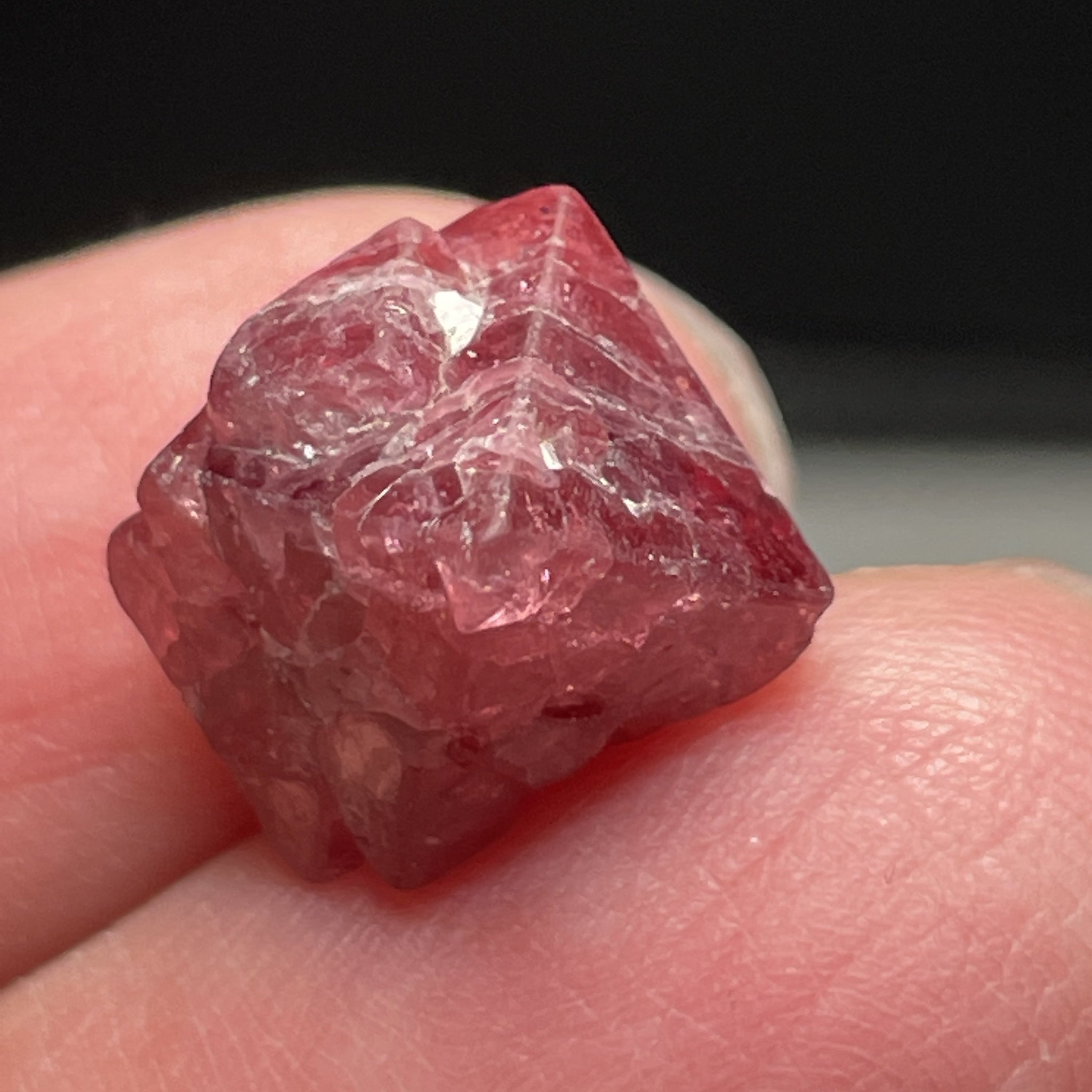 12.38Ct Mahenge Spinel Crystal Tanzania Untreated Unheated. 11.5 X 12.1 9.3 Mm