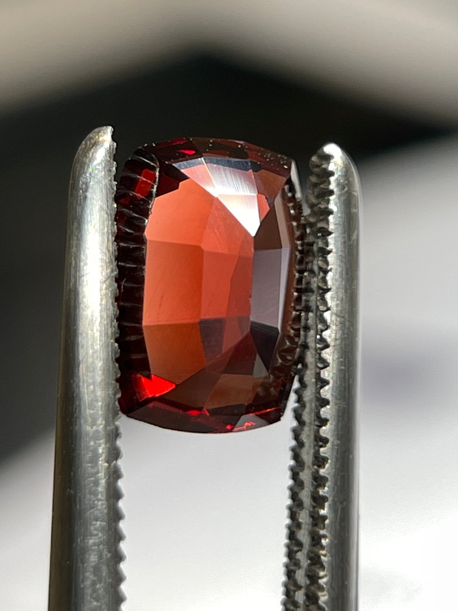 1.97Ct Malaya Garnet. Tanzania. Untreated Unheated
