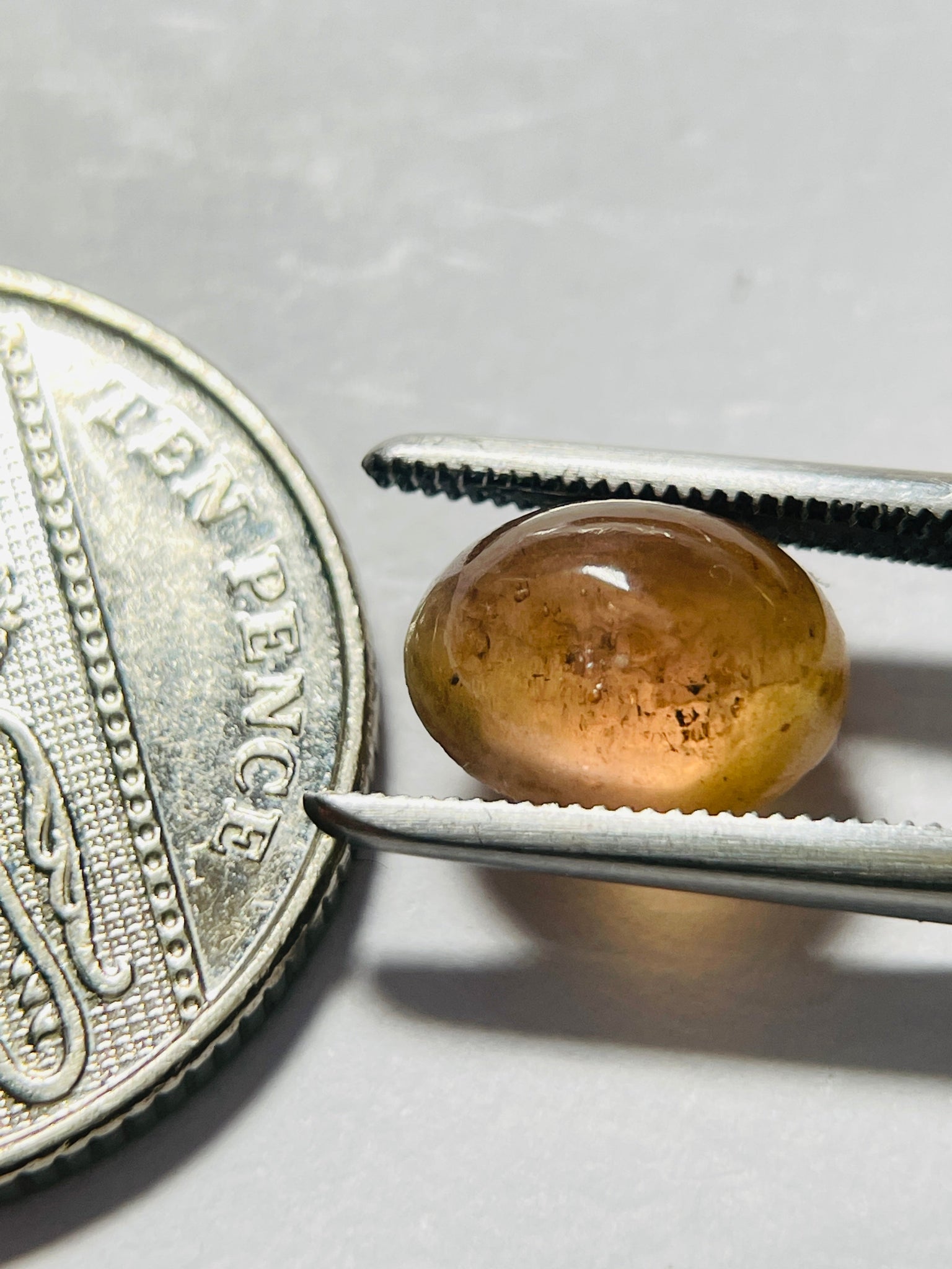 3.43Ct Umba Sapphire Cabochon. Tanzania Untreated Unheated.