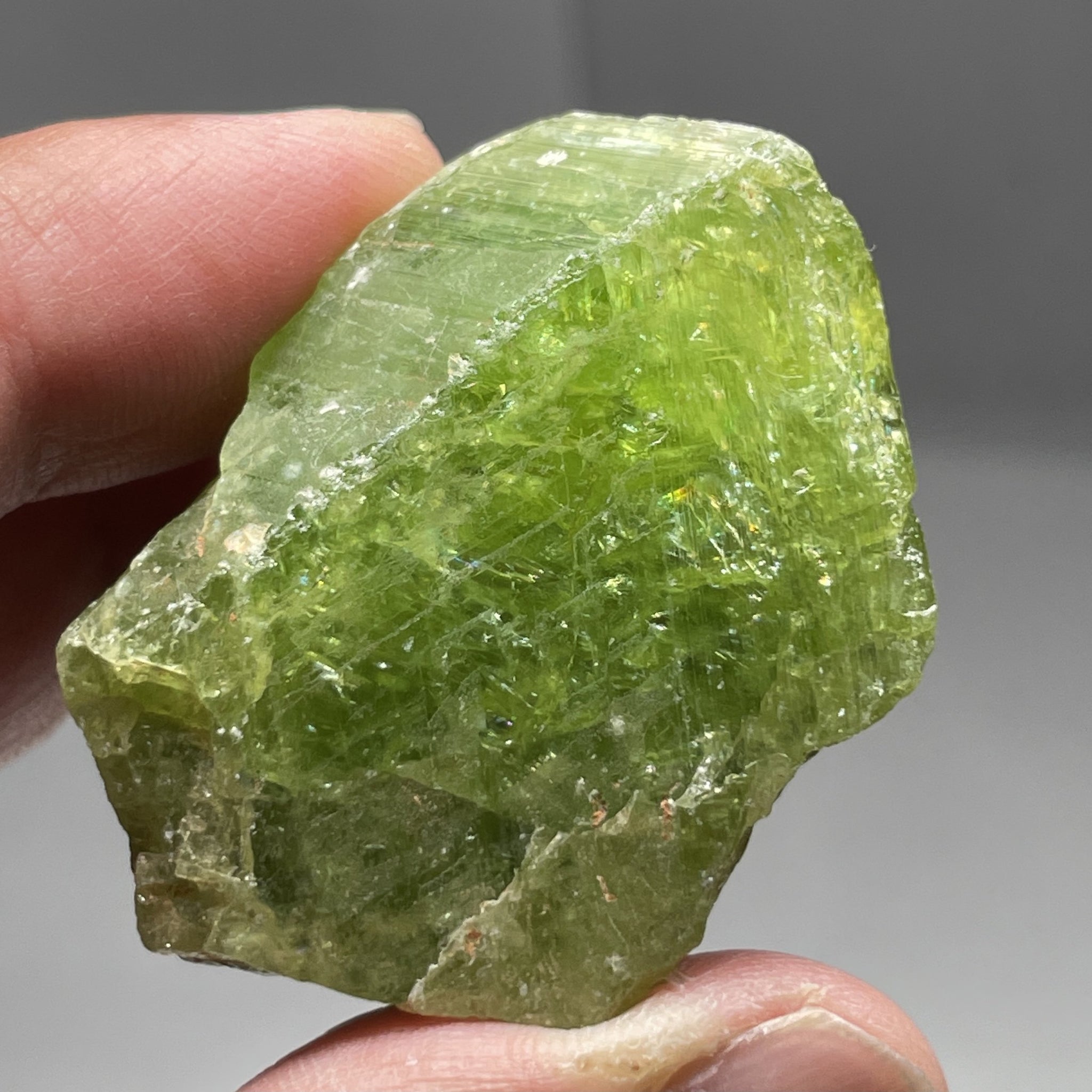 65.40Gm / 327.00Ct Tsavorite Merelani Tanzania Untreated Unheated - With Gemmy Poritions. 44.5 X 21