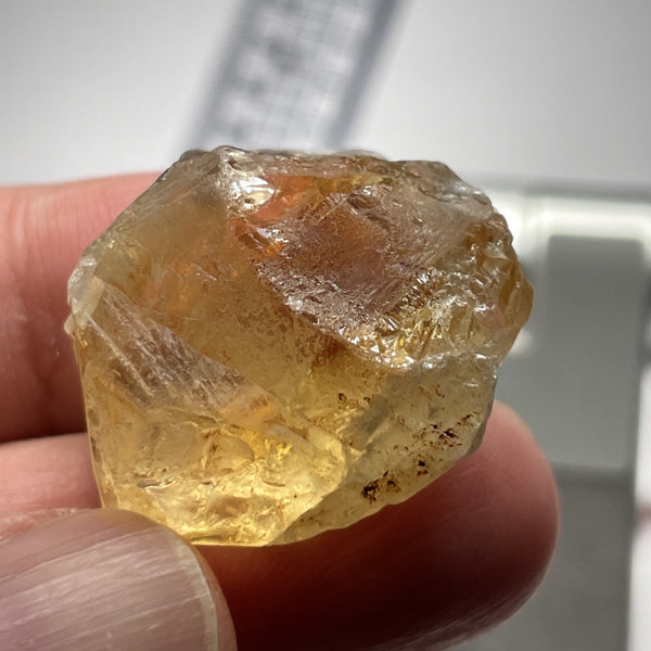 13.38Gm Citrine Zambia. Untreated Unheated. Rare As Not Heated From Amethyst Natural Colour.