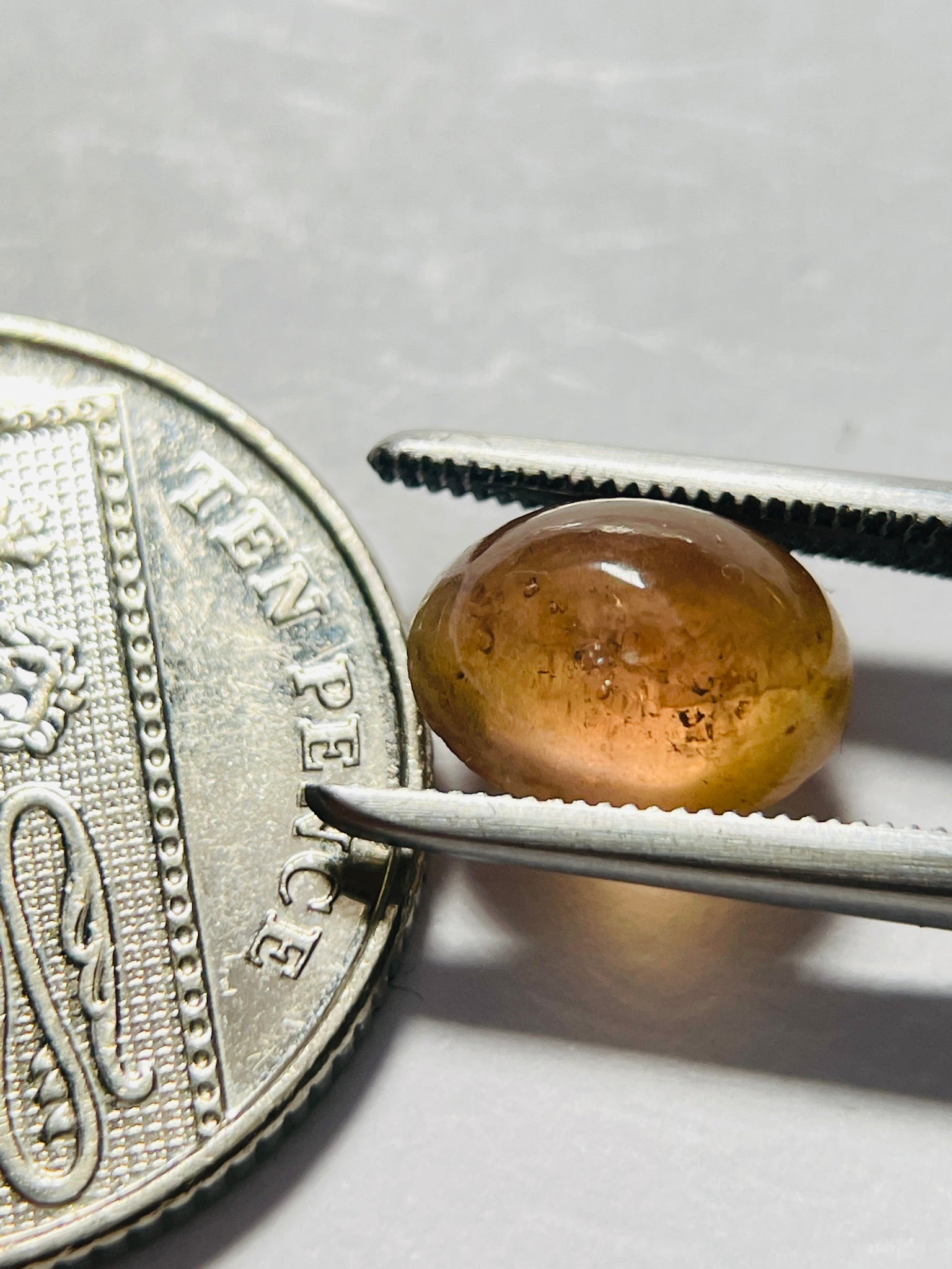 3.43Ct Umba Sapphire Cabochon. Tanzania Untreated Unheated.