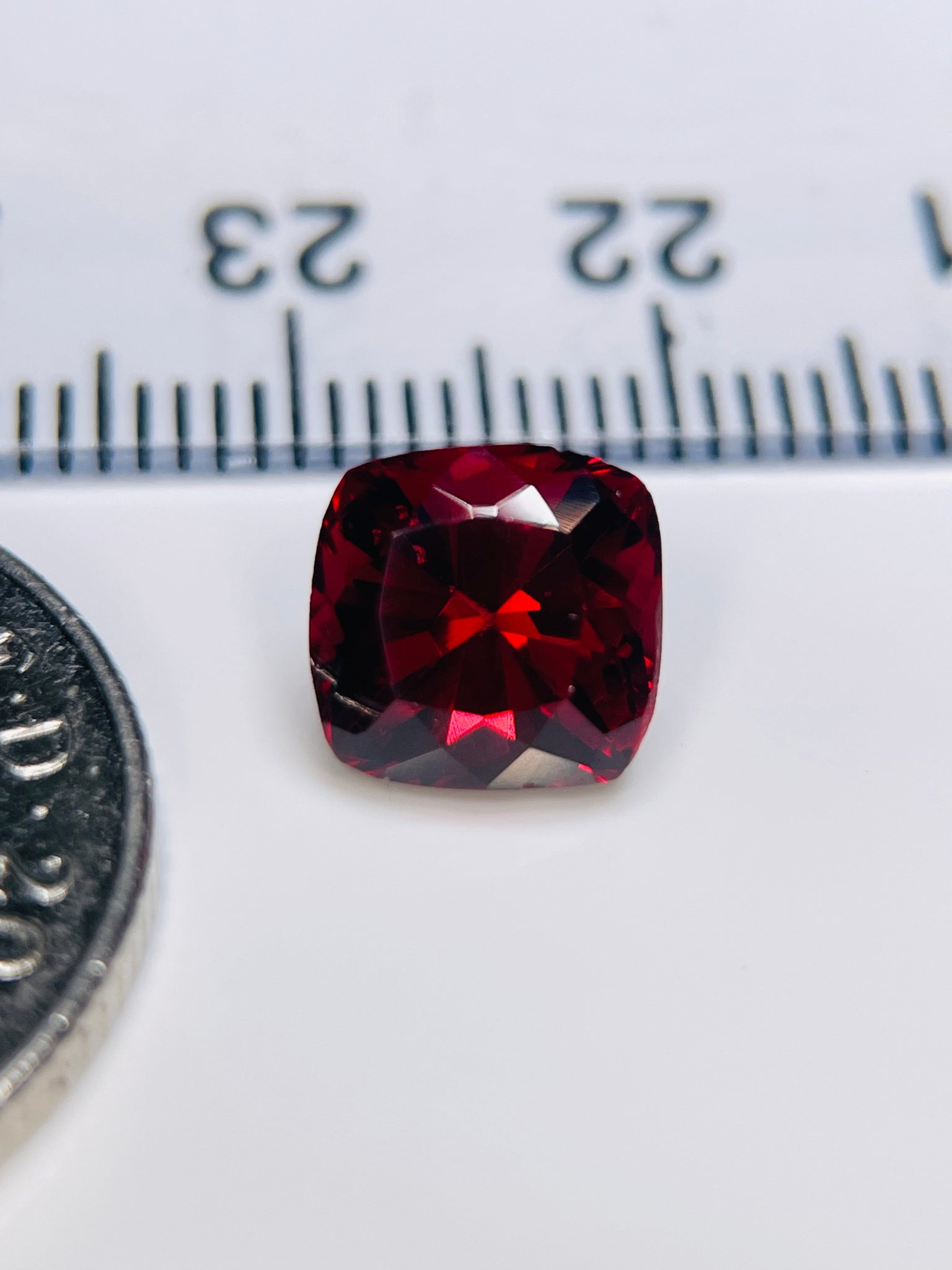 3.35Ct Malaya Garnet. Tanzania. Untreated Unheated