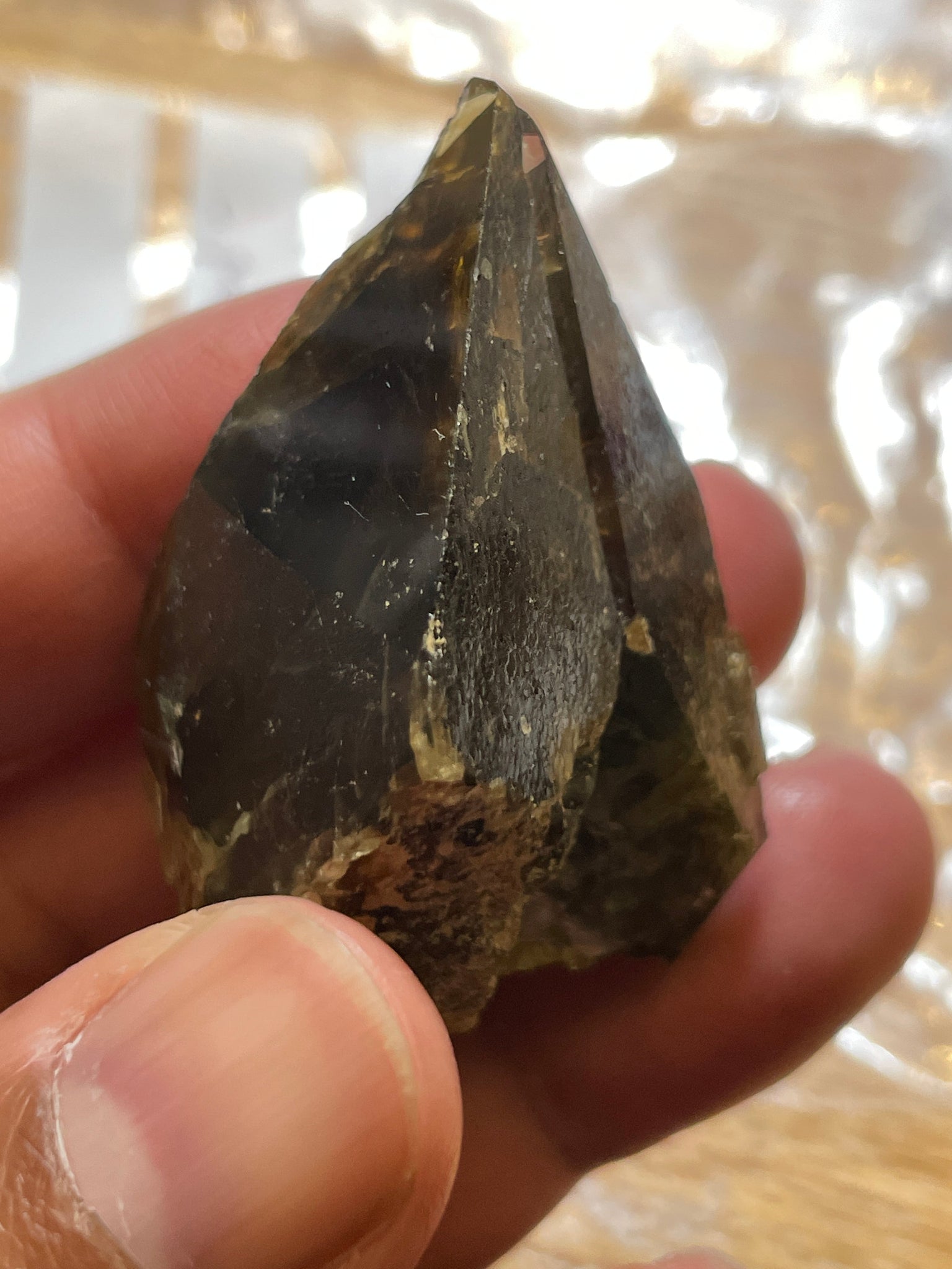 241.59Ct / 43.31Gm Tanzanian Sphene Crystal Untreated Unheated. Very High End Ultra Rare