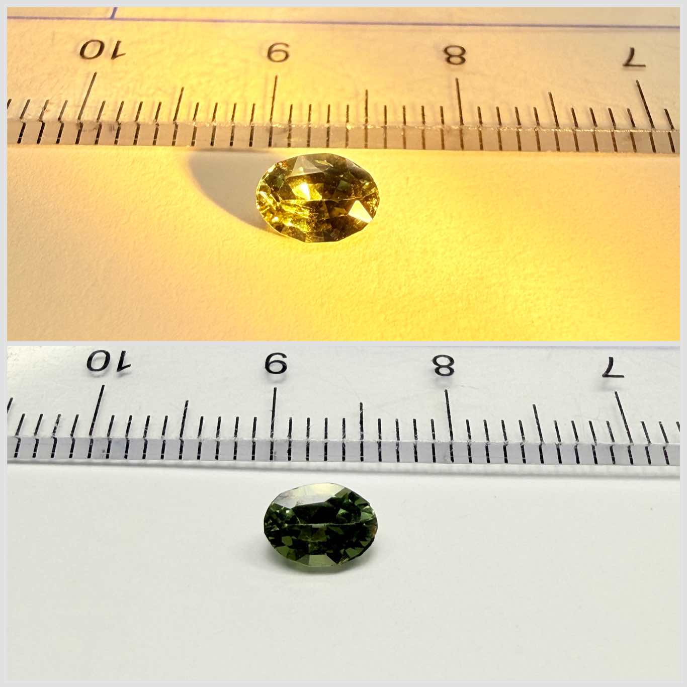 Alexandrite, 0.58ct, Tunduru, Tanzania, Untreated Unheated. Very slight colour change