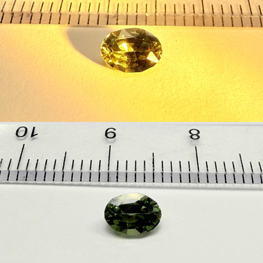 Alexandrite, 0.58ct, Tunduru, Tanzania, Untreated Unheated. Very slight colour change